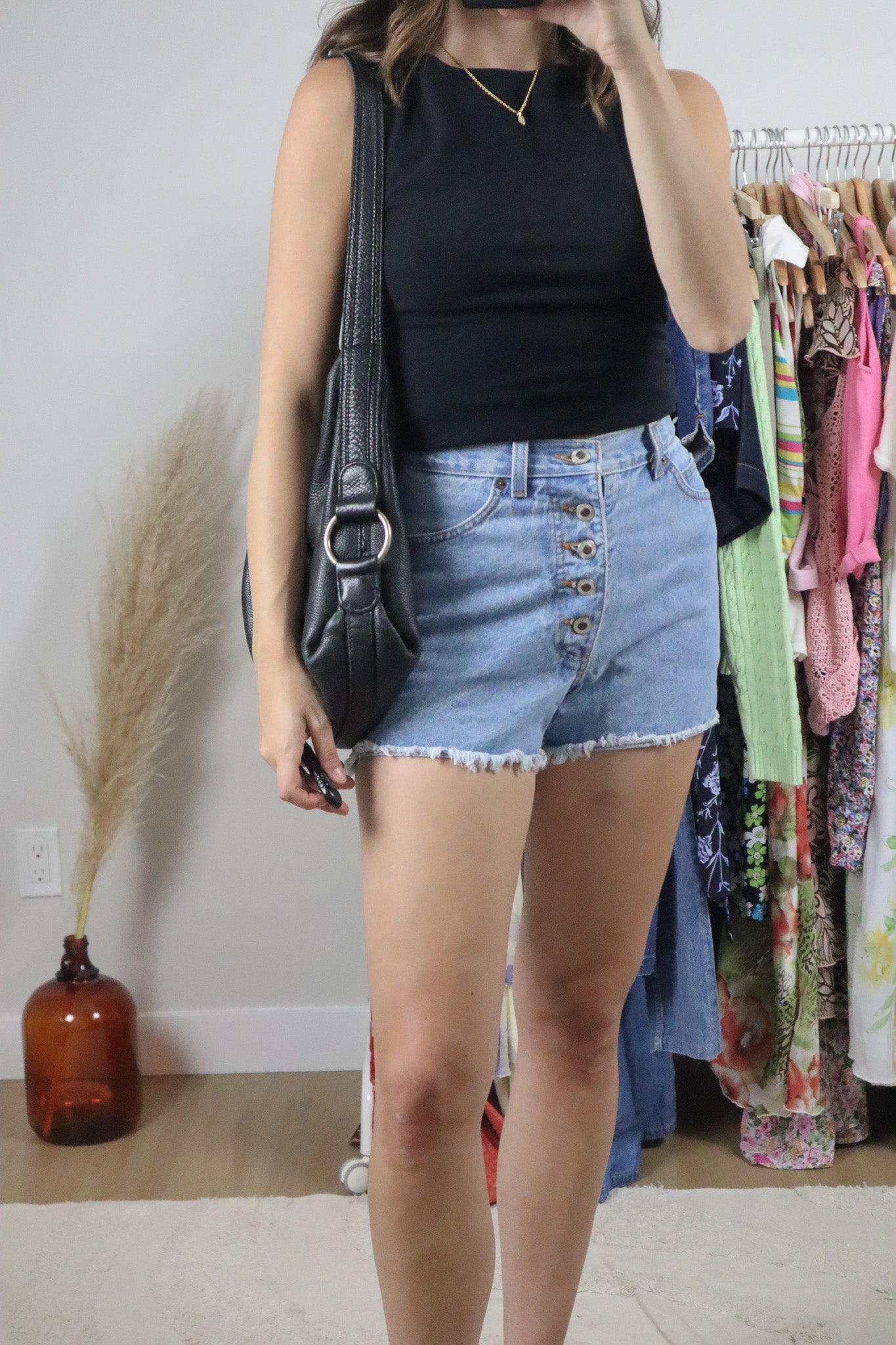 Vintage x Leather Hobo Bag