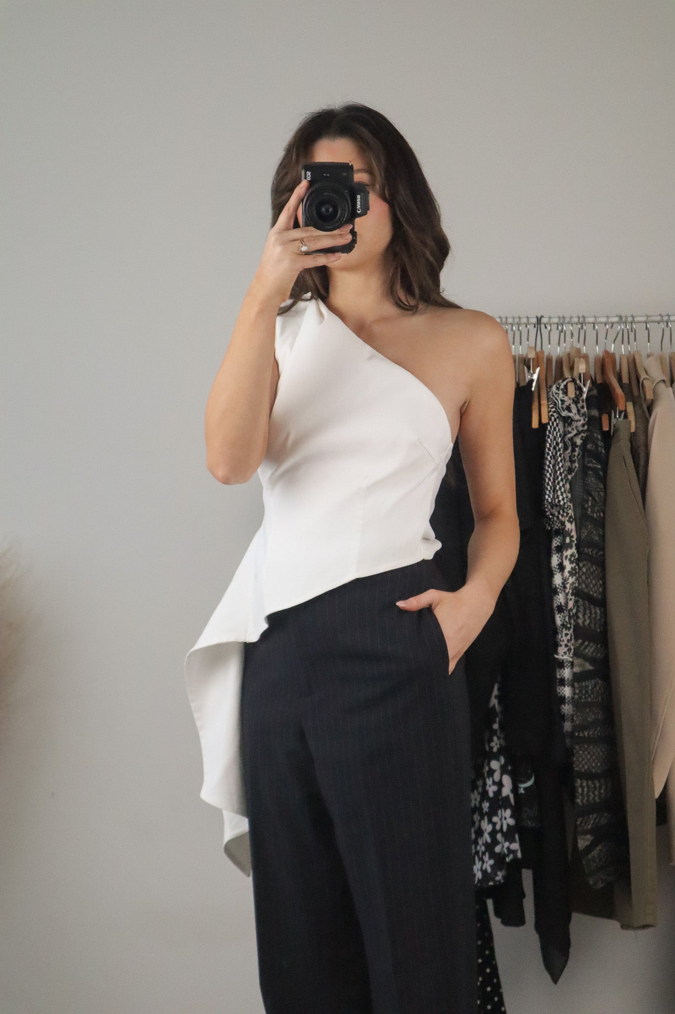 Modern x One Shoulder Tank (L)