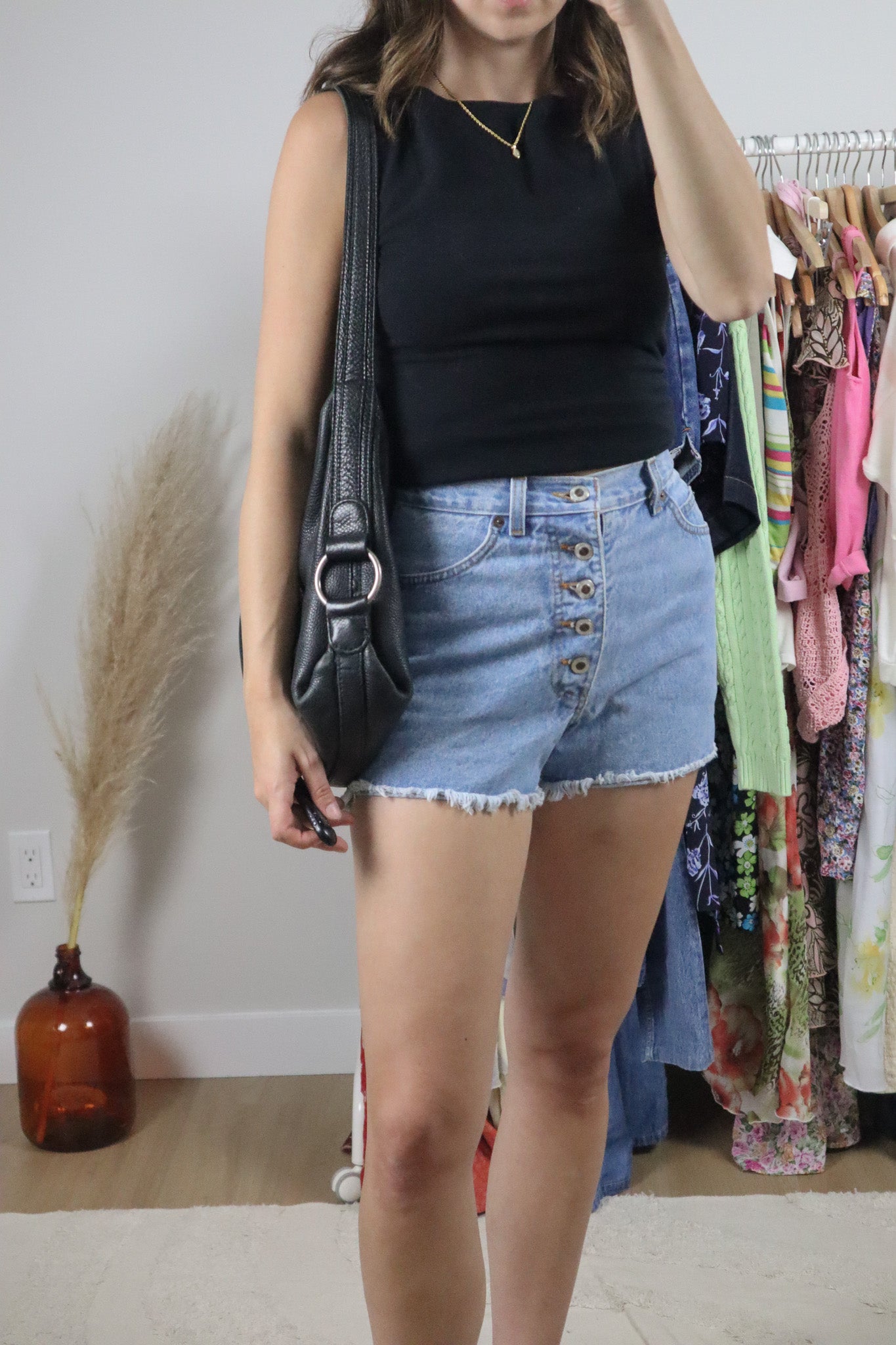 Vintage x Leather Hobo Bag