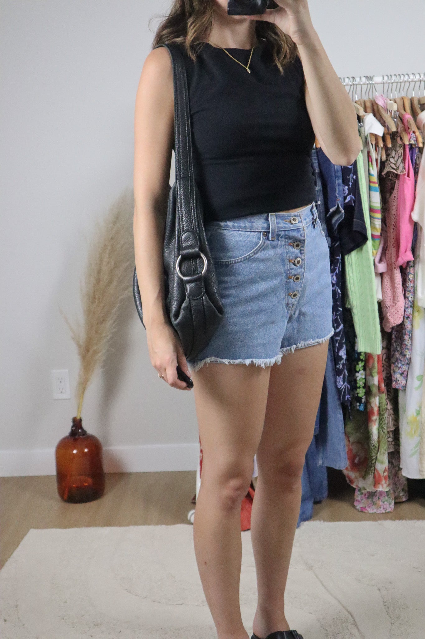 Vintage x Leather Hobo Bag