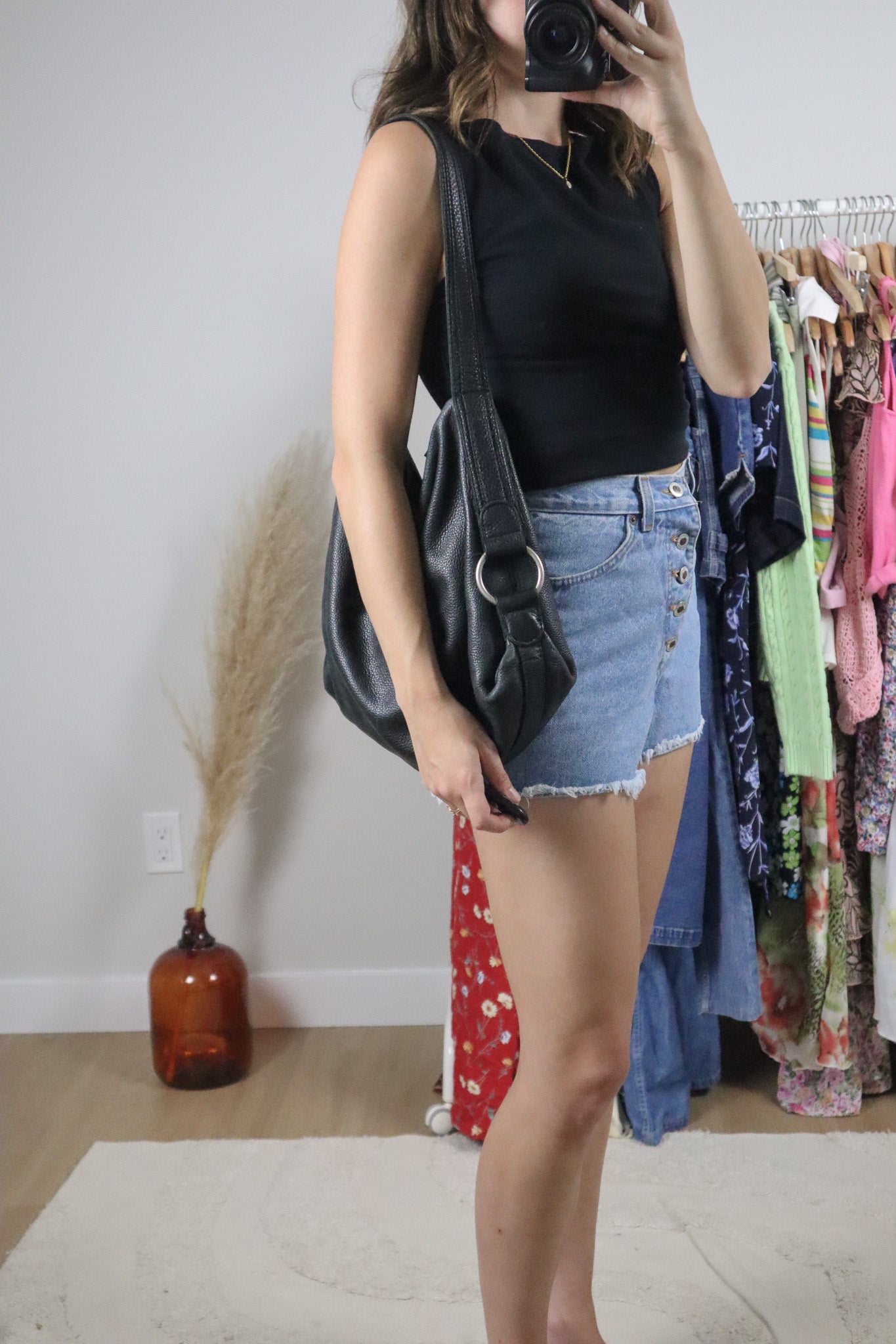 Vintage x Leather Hobo Bag