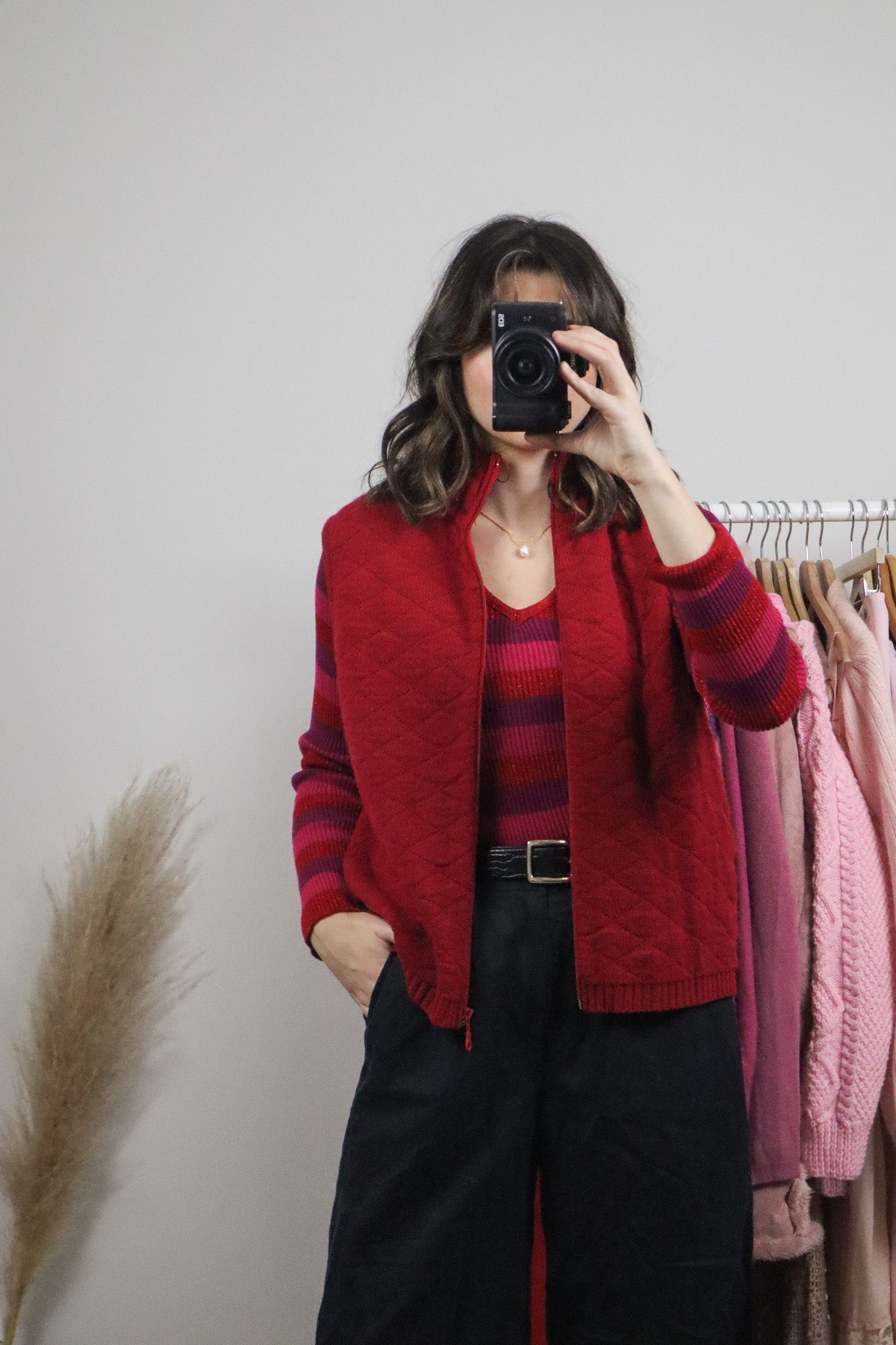 Made in Canada x Knit Zip-Up Vest (L)