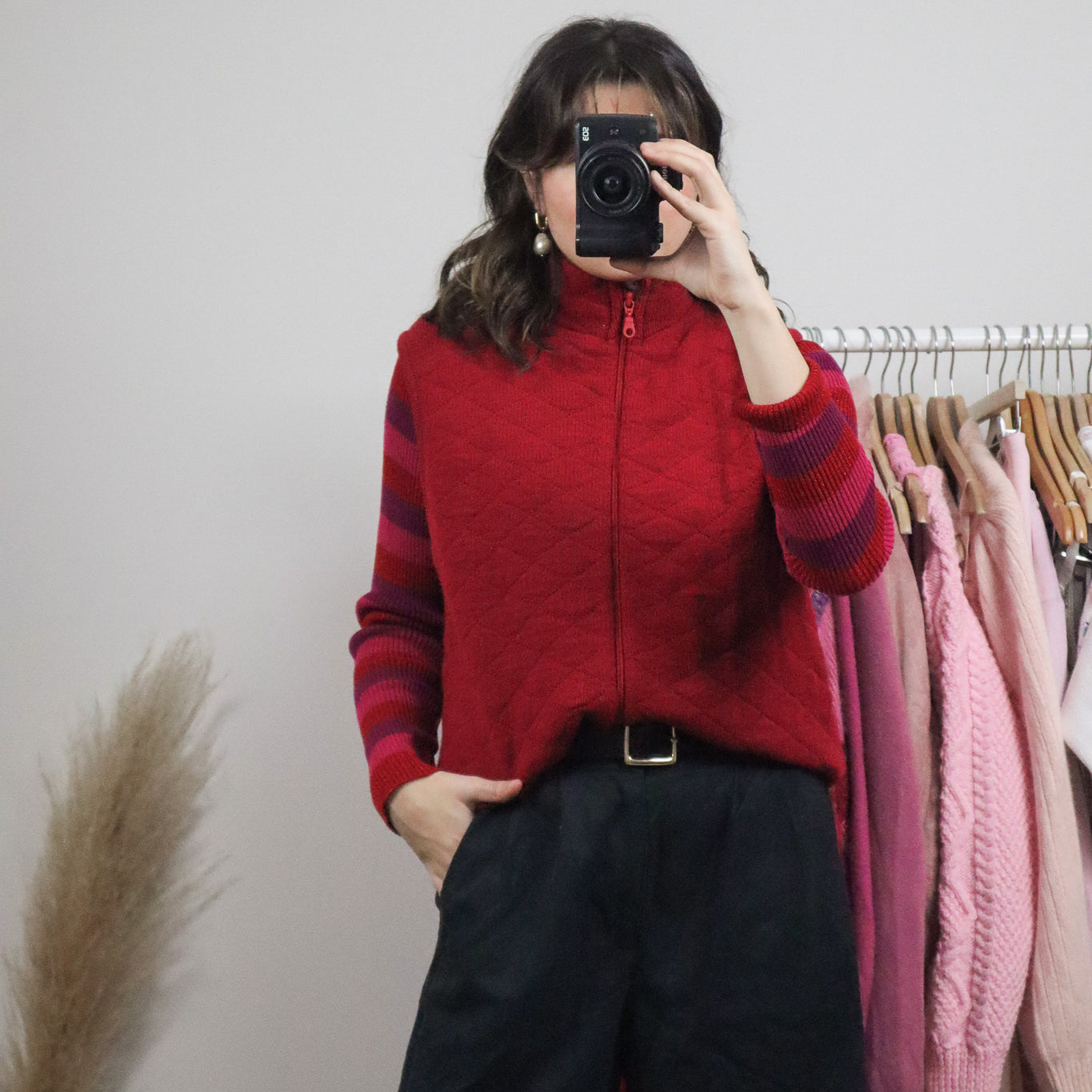 Made in Canada x Knit Zip-Up Vest (L)