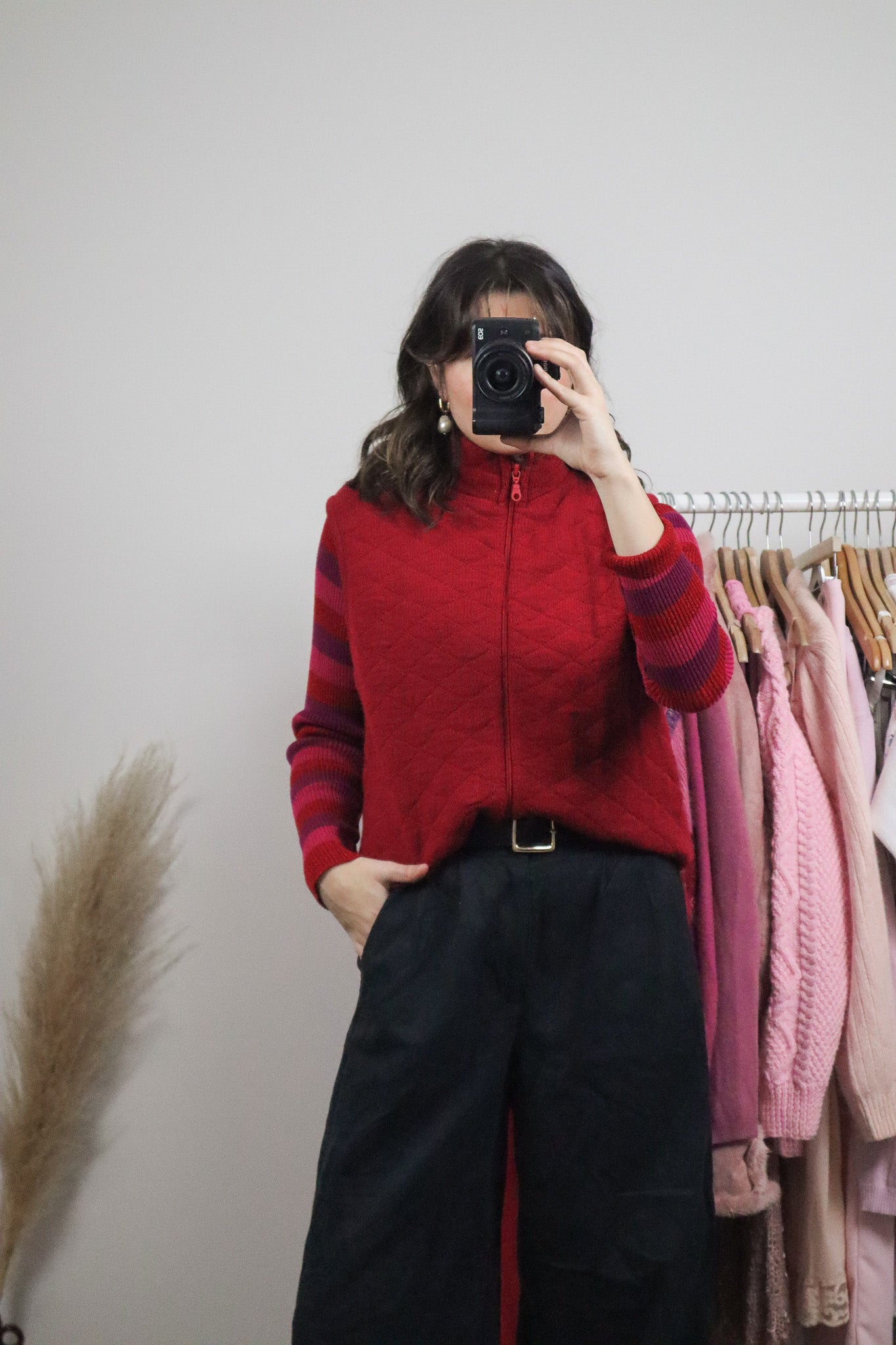 Made in Canada x Knit Zip-Up Vest (L)