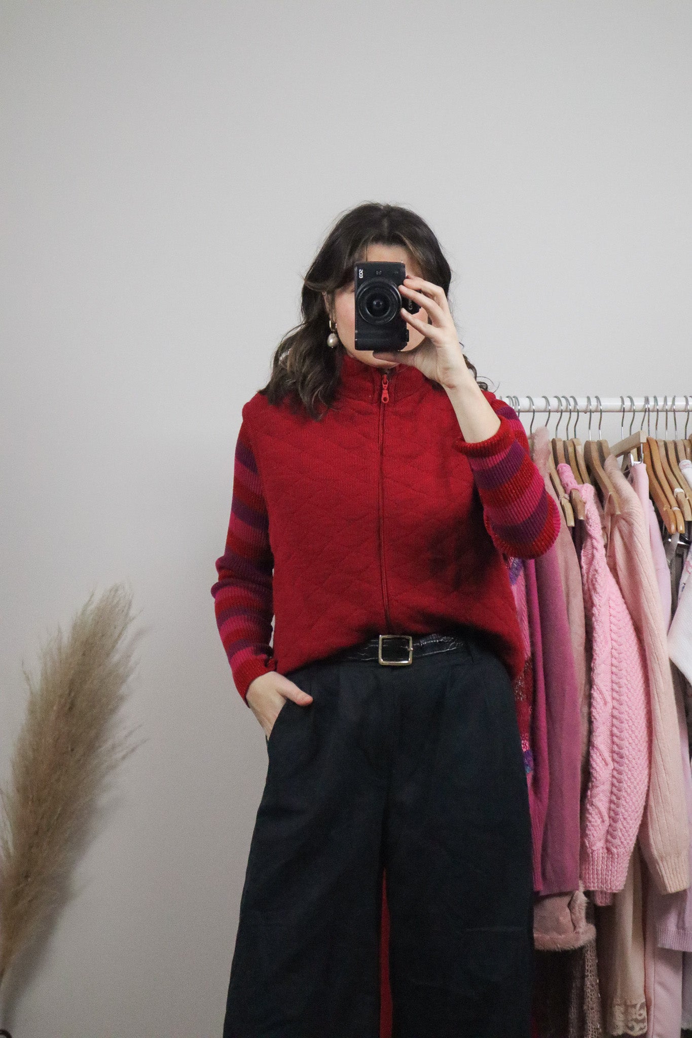Made in Canada x Knit Zip-Up Vest (L)