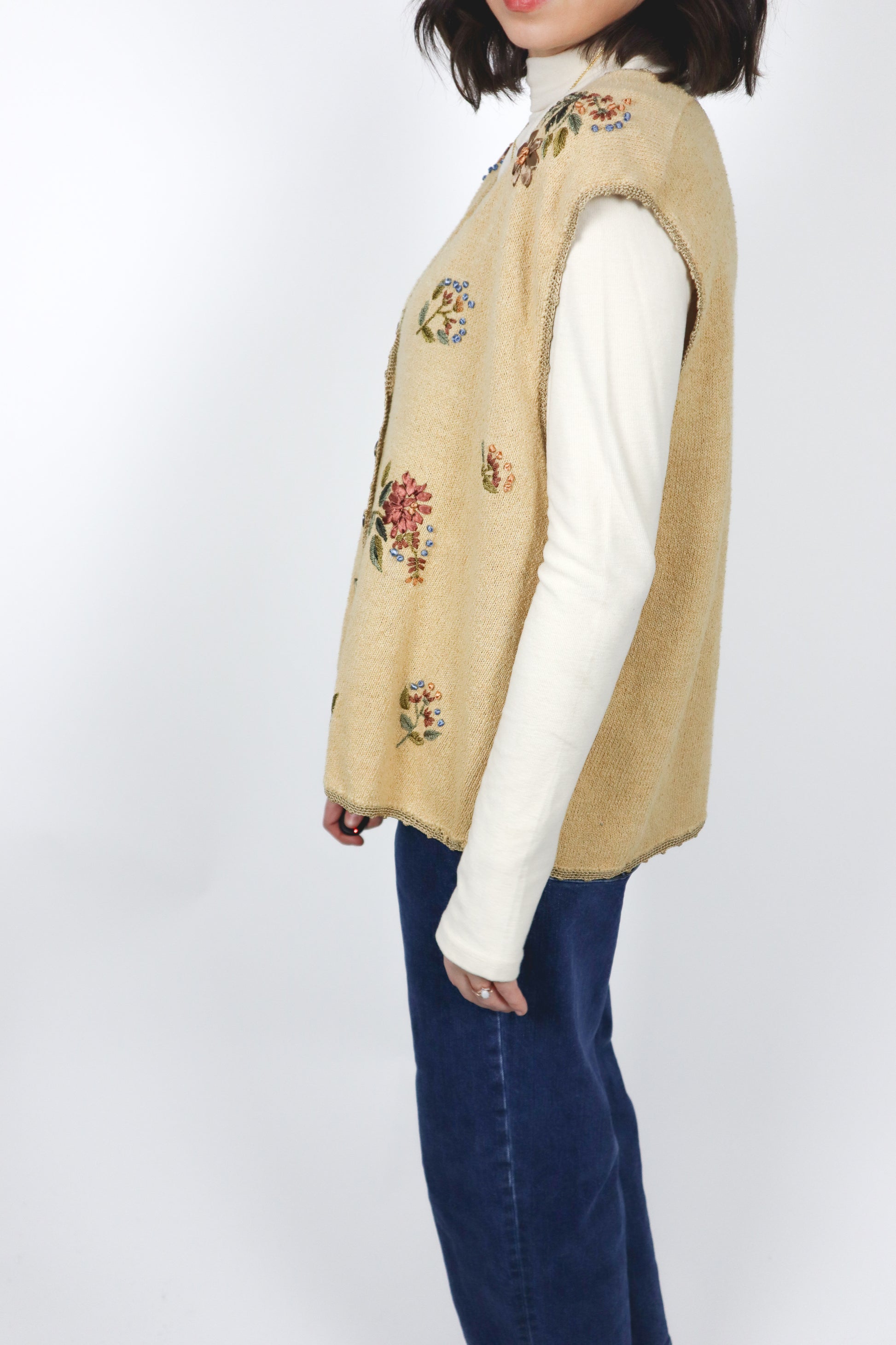 Vintage x Embroidered Vest (L/XL)