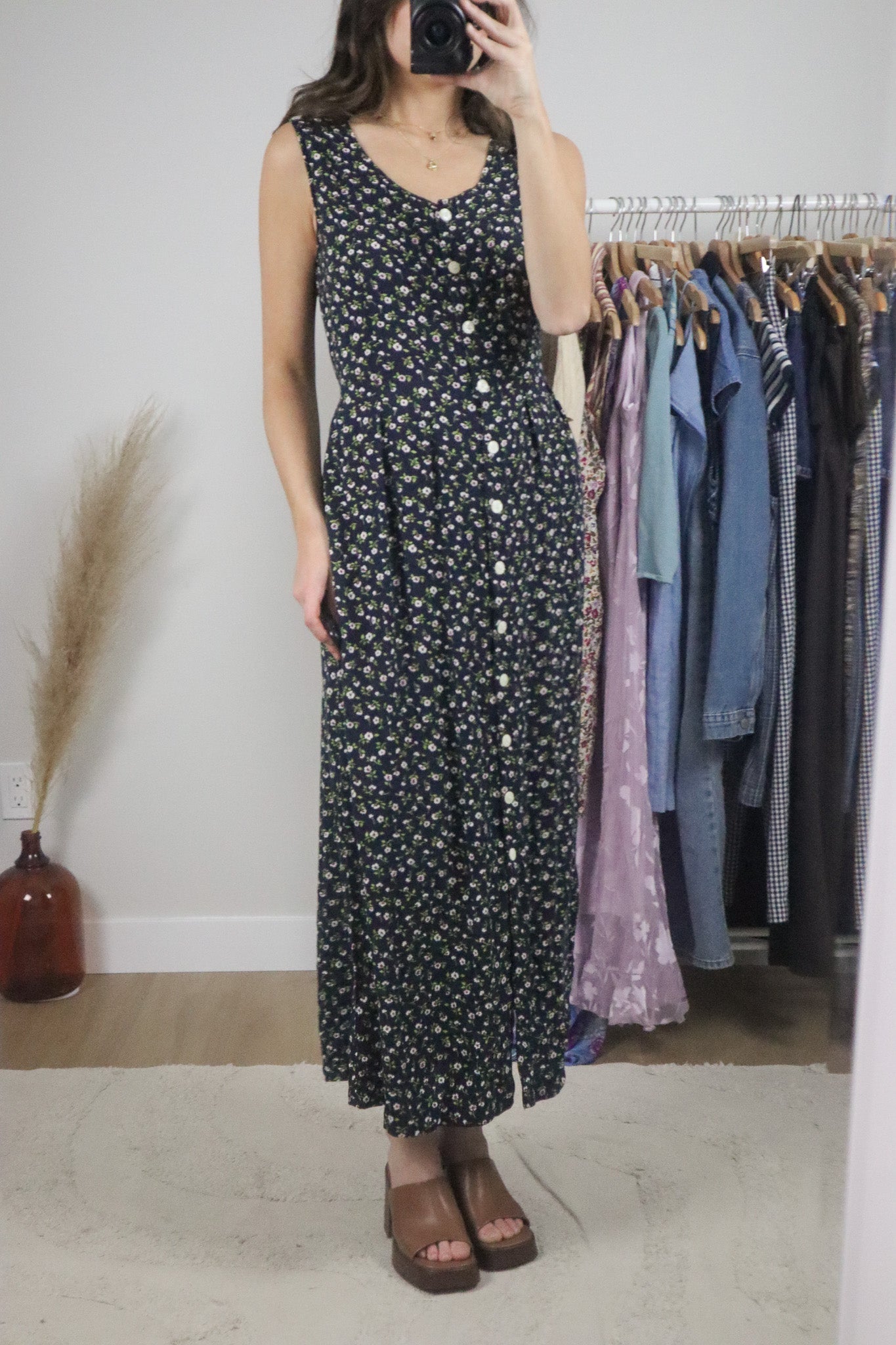 Vintage x Floral Maxi Dress (4/6)