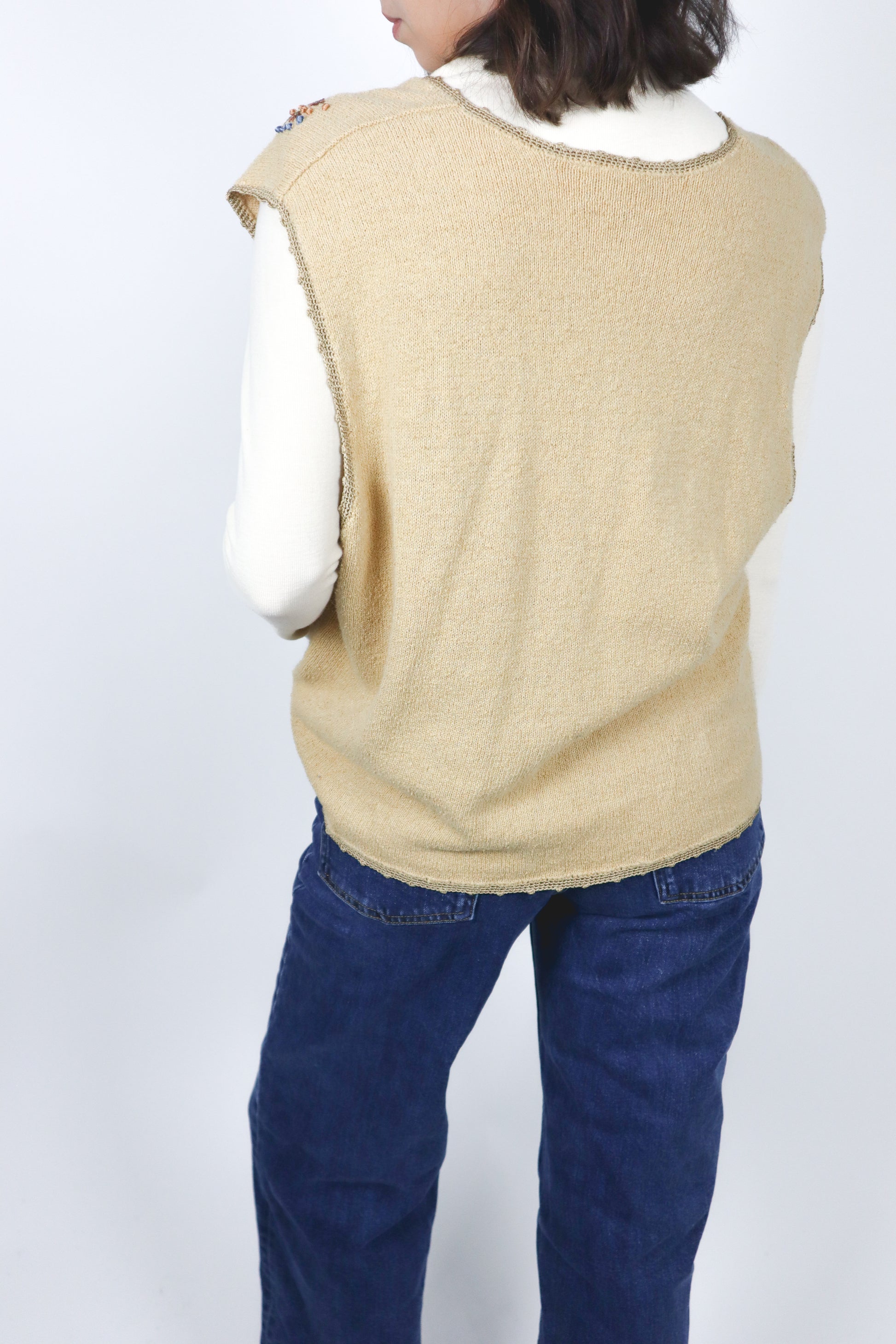 Vintage x Embroidered Vest (L/XL)