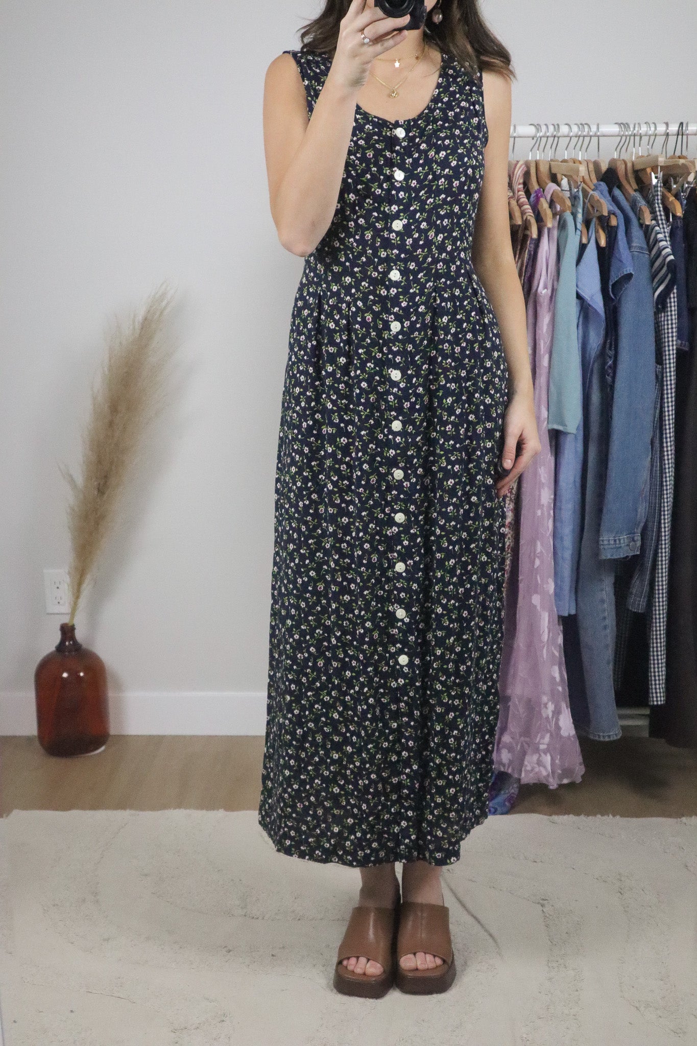 Vintage x Floral Maxi Dress (4/6)