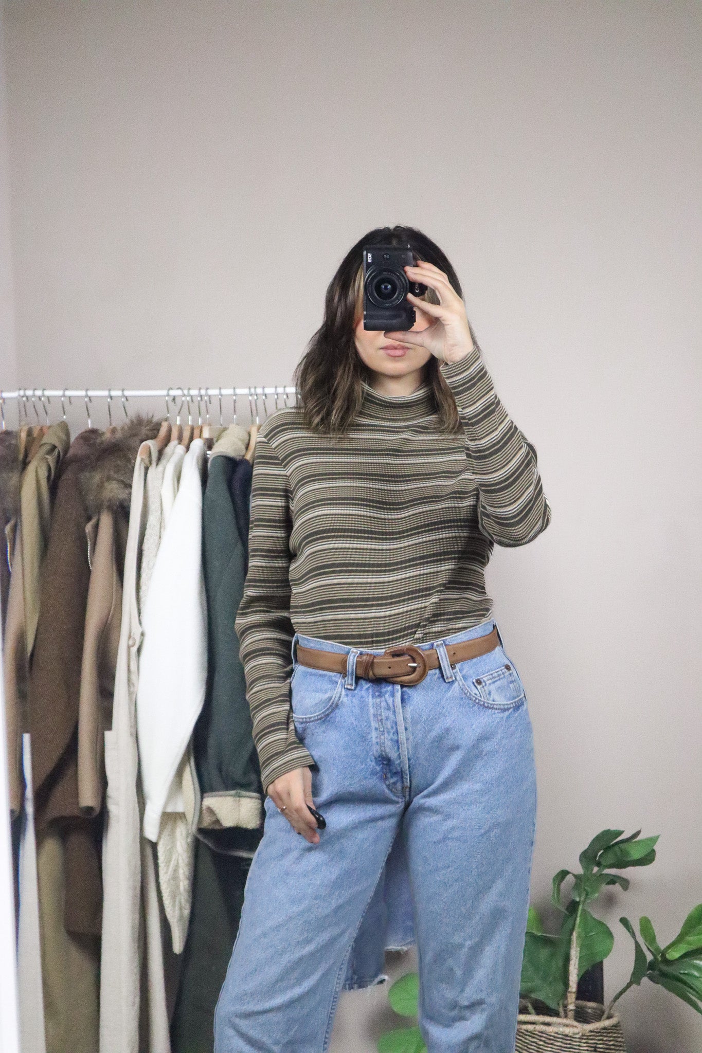 Vintage x Striped Turtleneck (M/L)