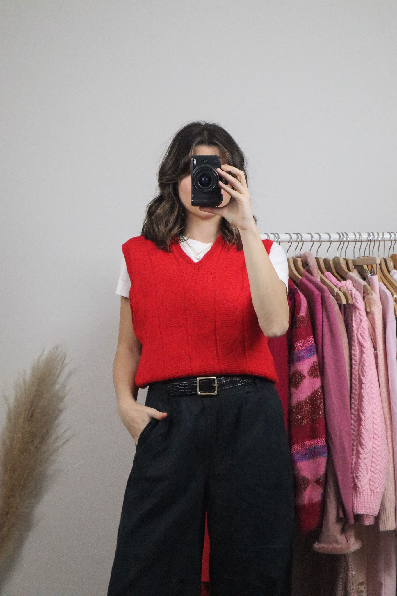 Vintage x Wool Sweater Vest (S)