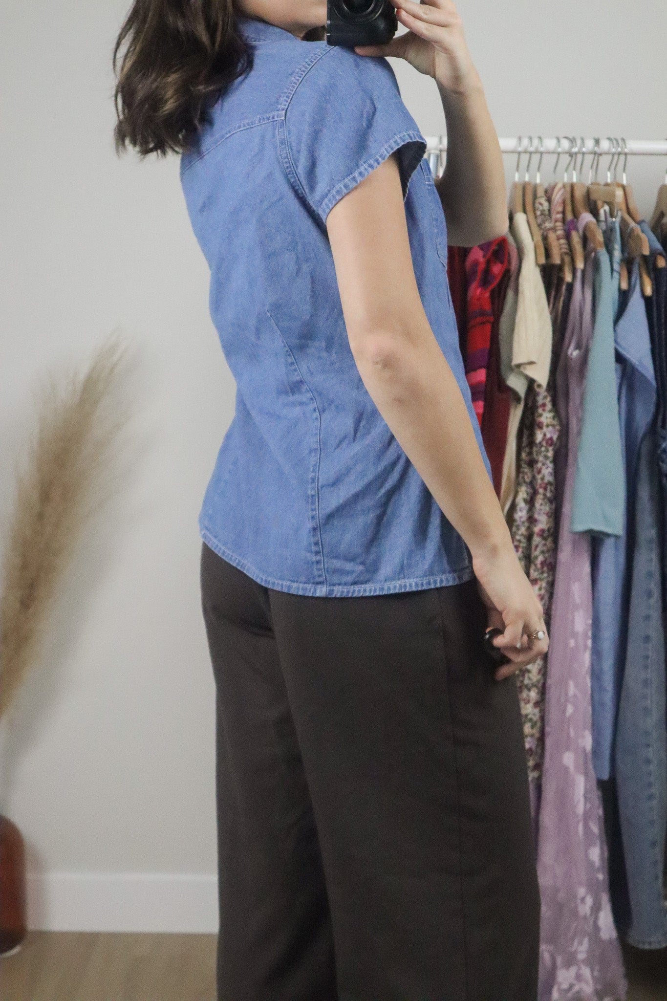 Vintage x Denim Button Down (M)