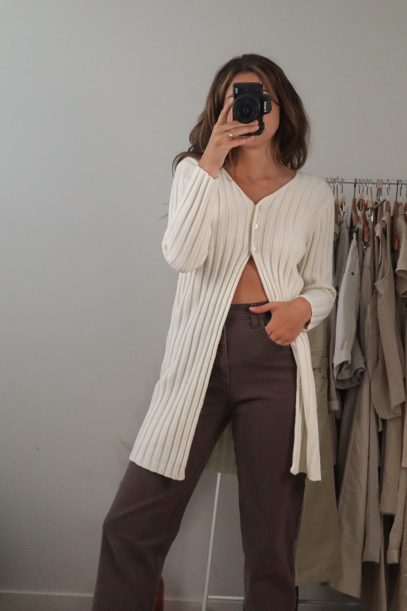 Vintage x Long Cardigan (S)