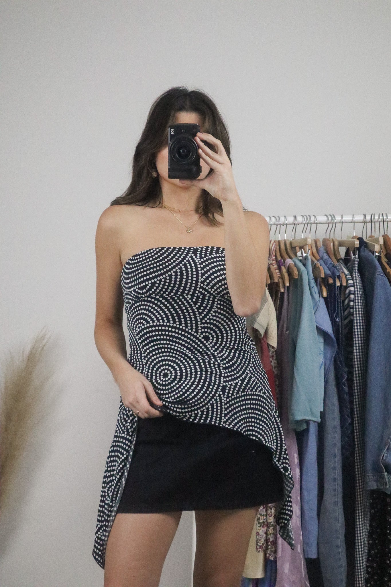Vintage x Handkerchief Tube Top (M)