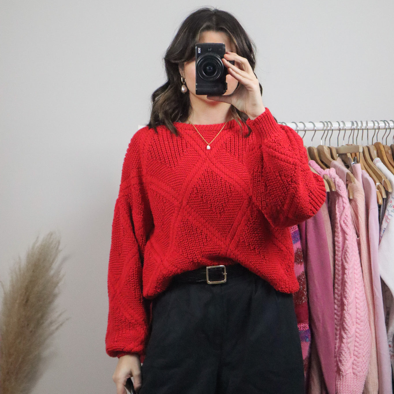 Handknit x Chunky Knit Sweater (M/L)