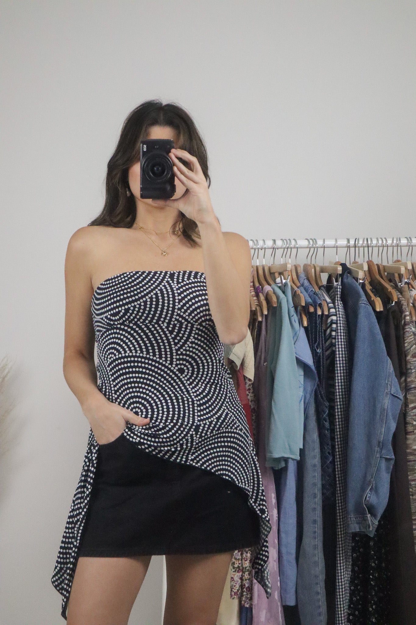Vintage x Handkerchief Tube Top (M)