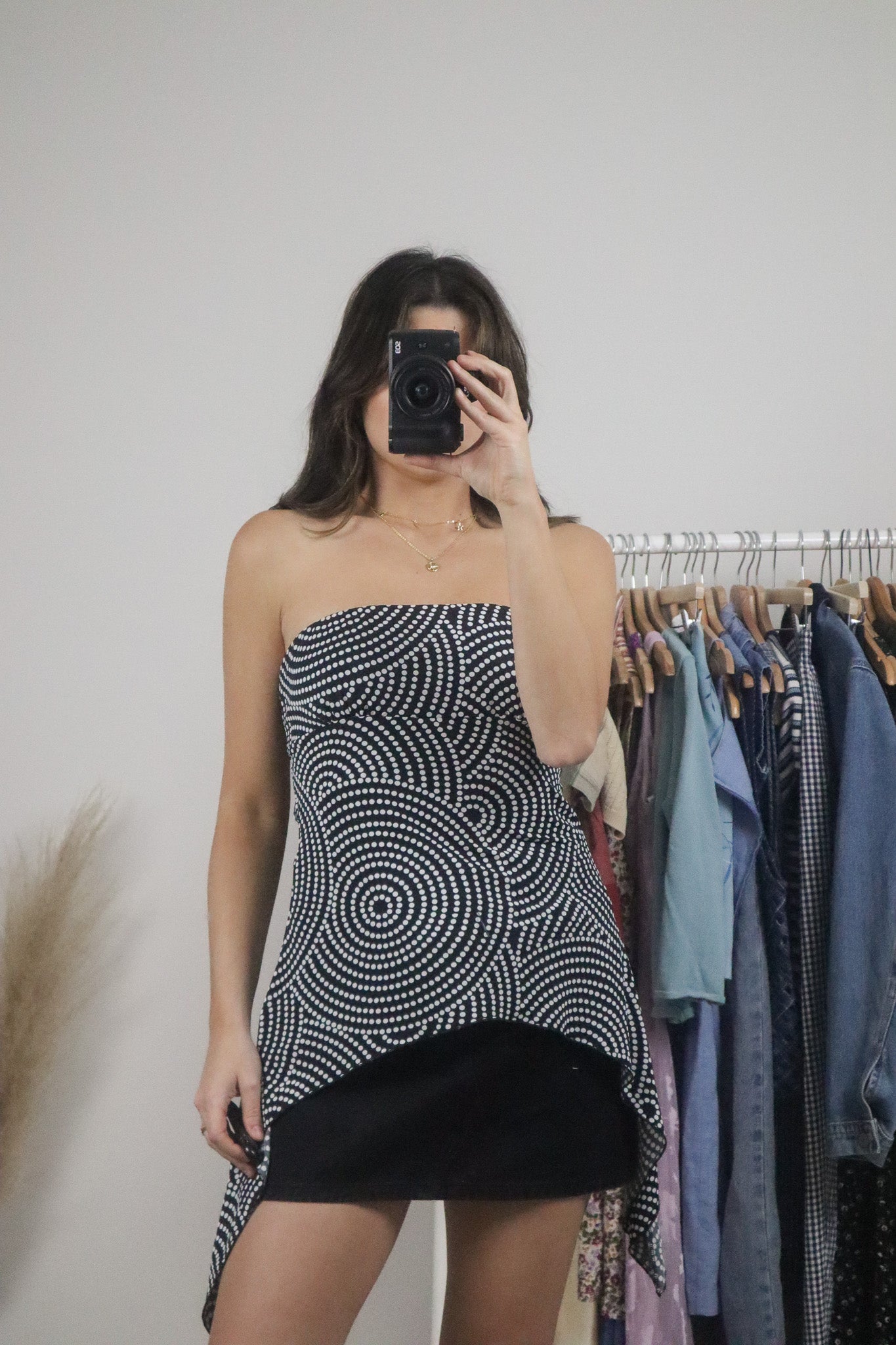 Vintage x Handkerchief Tube Top (M)