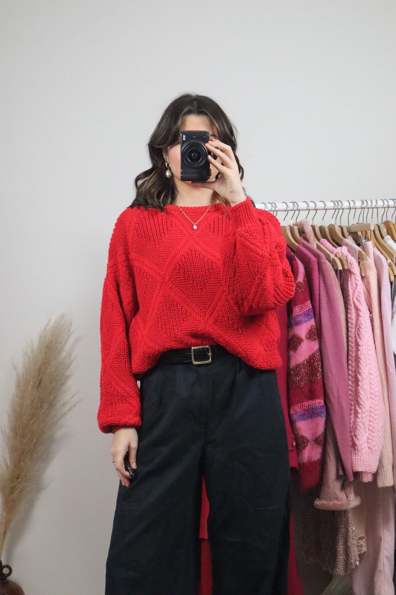 Handknit x Chunky Knit Sweater (M/L)