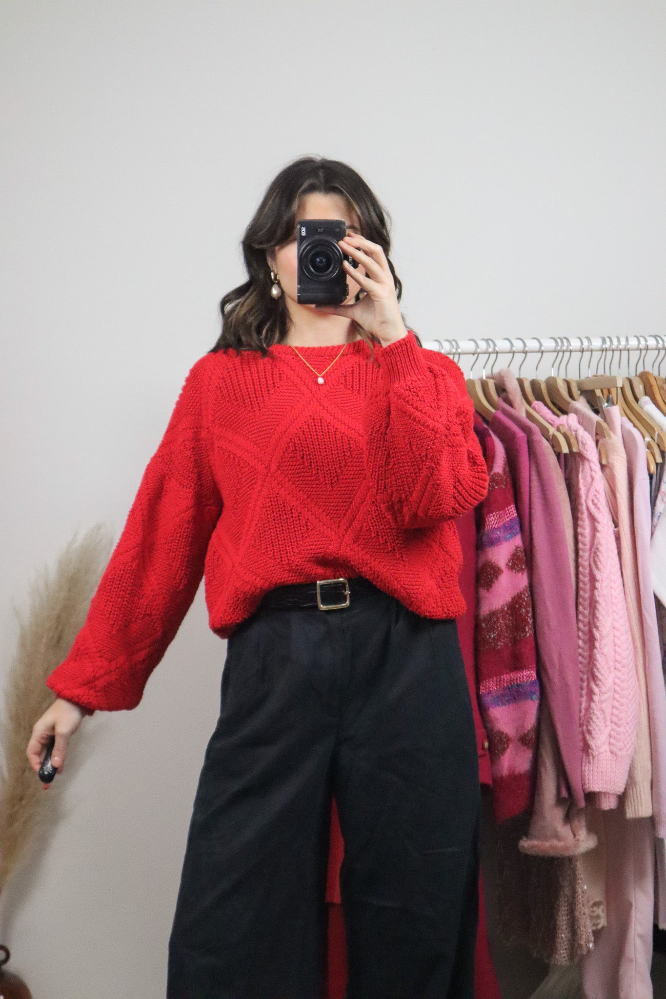 Handknit x Chunky Knit Sweater (M/L)