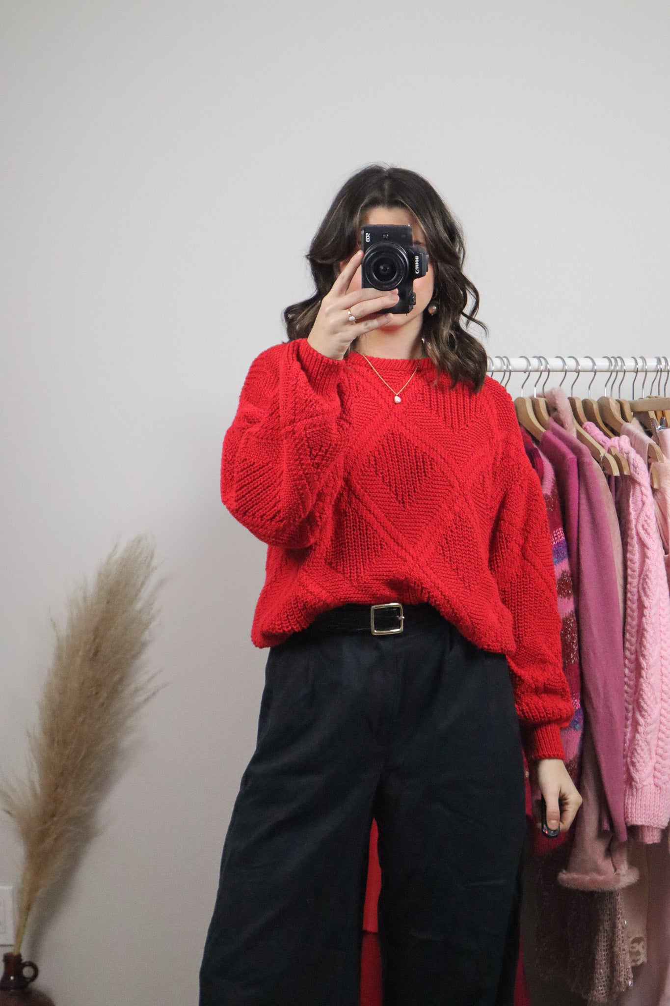 Handknit x Chunky Knit Sweater (M/L)