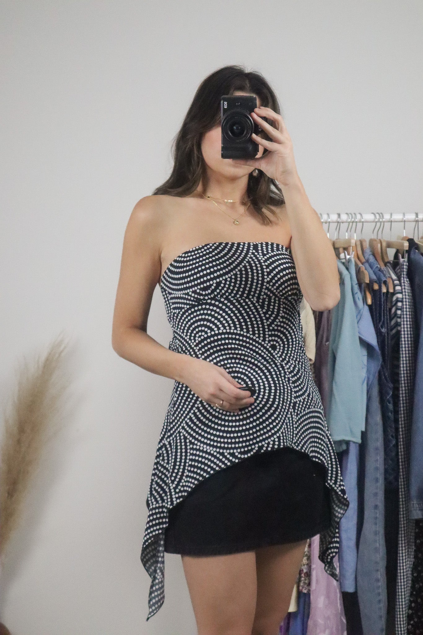 Vintage x Handkerchief Tube Top (M)