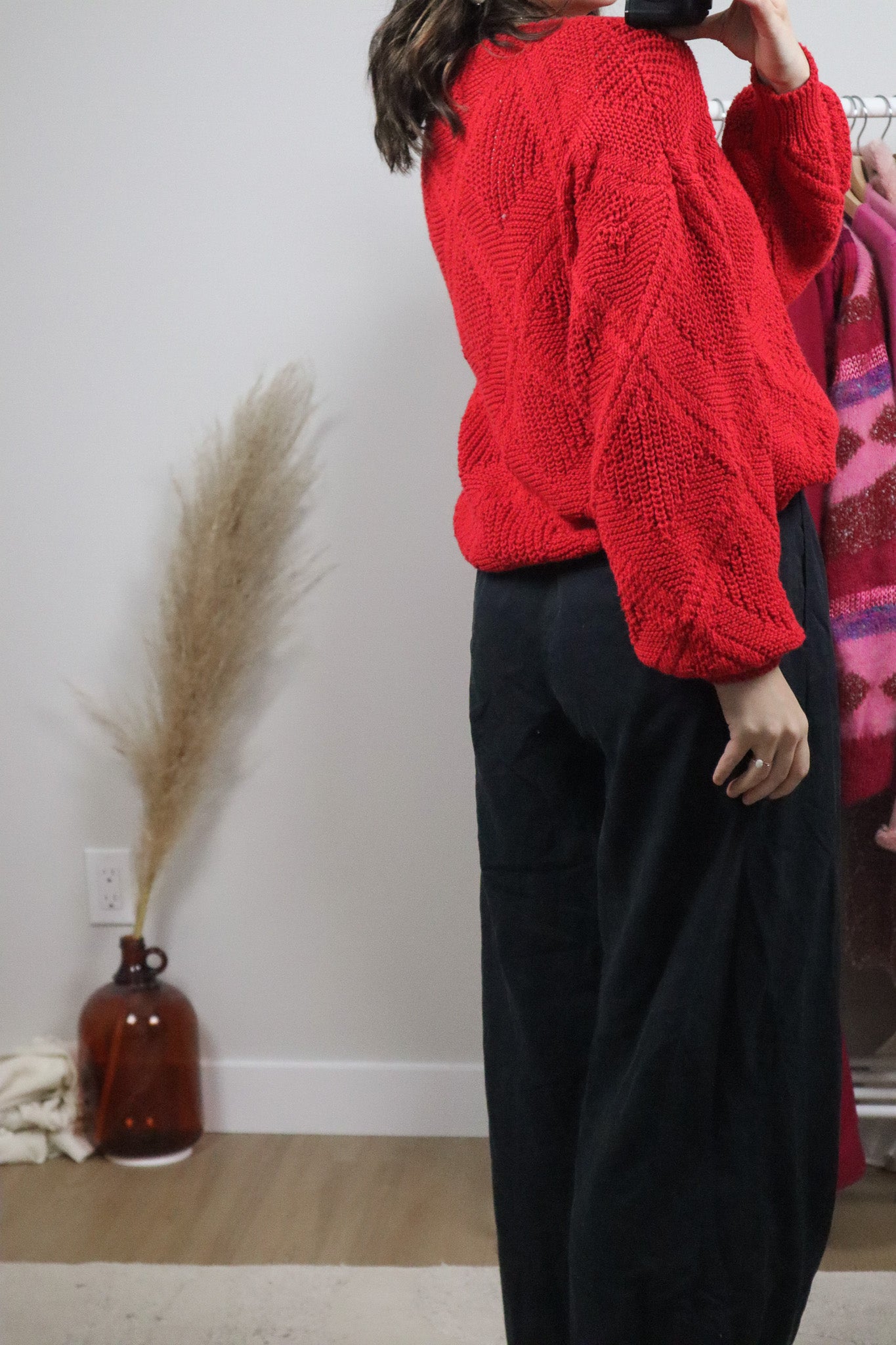 Handknit x Chunky Knit Sweater (M/L)
