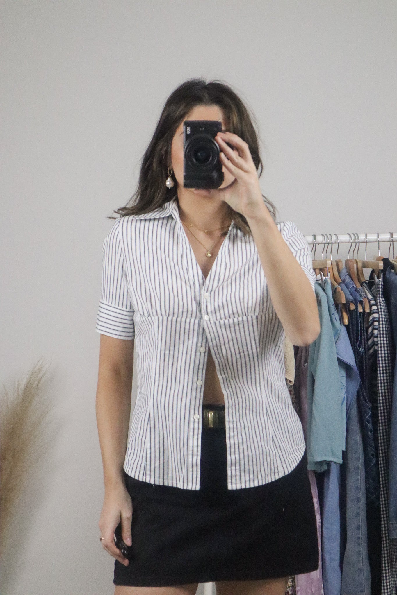 Vintage x Striped Blouse (M)