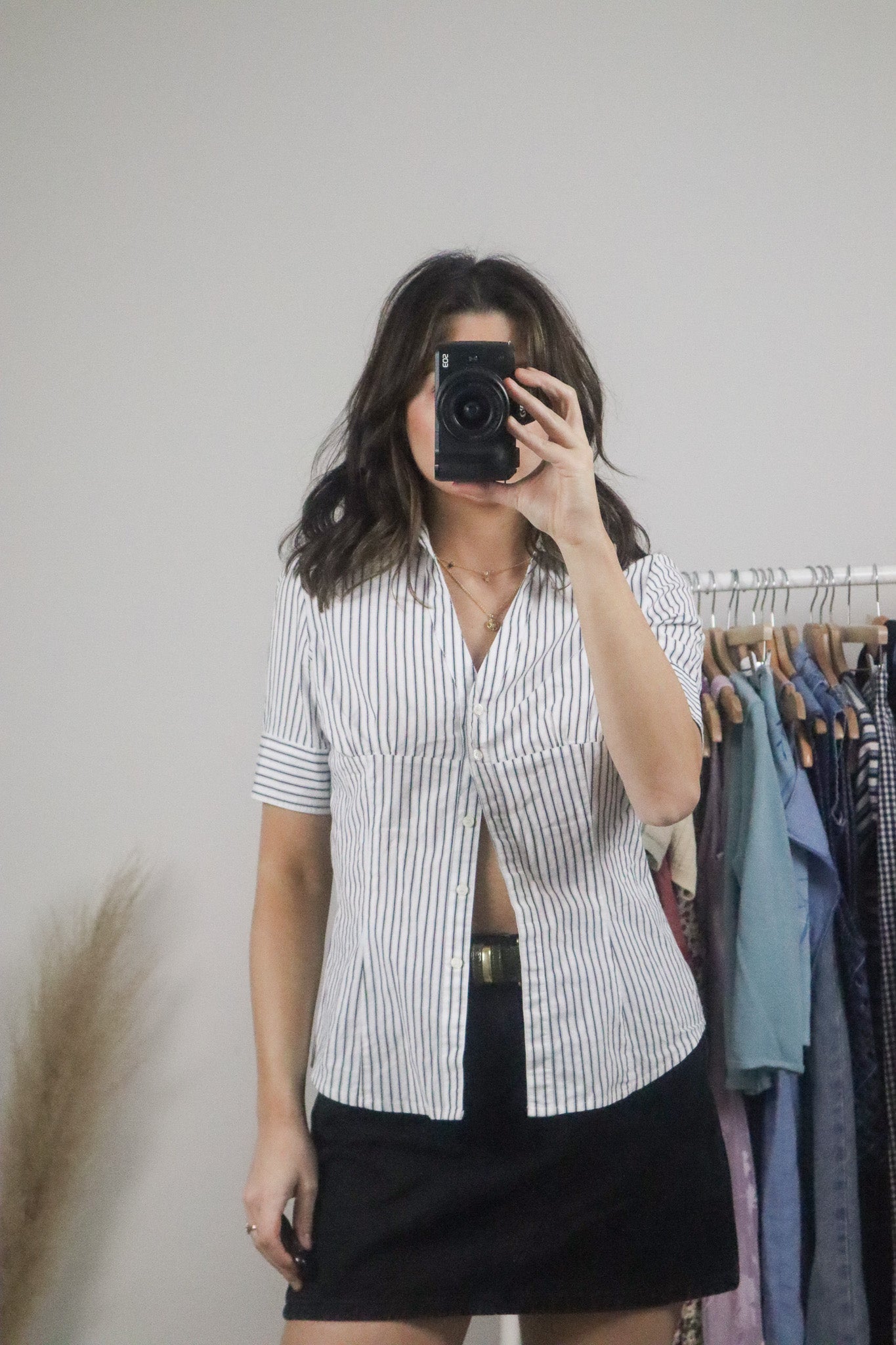 Vintage x Striped Blouse (M)