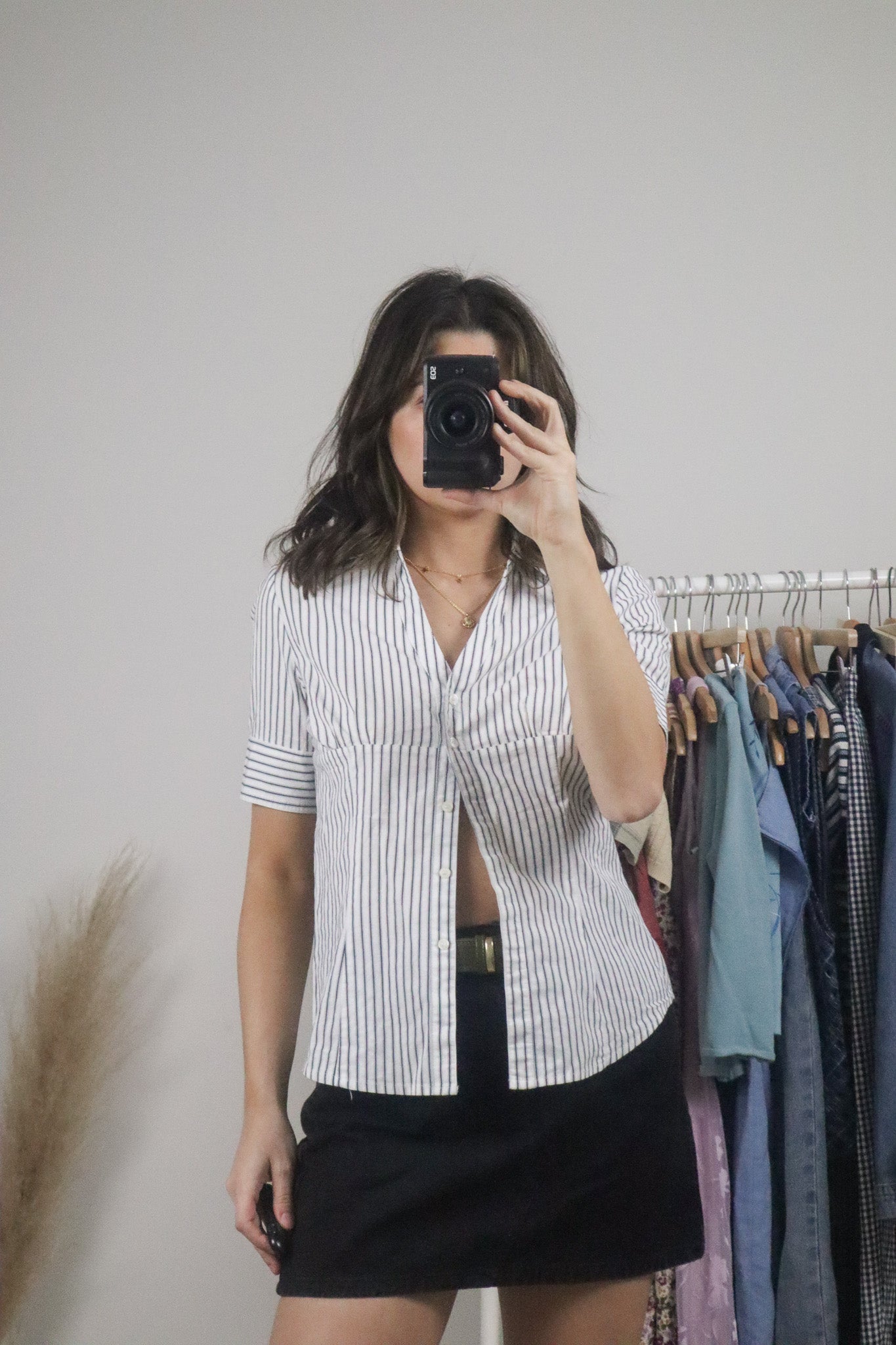 Vintage x Striped Blouse (M)