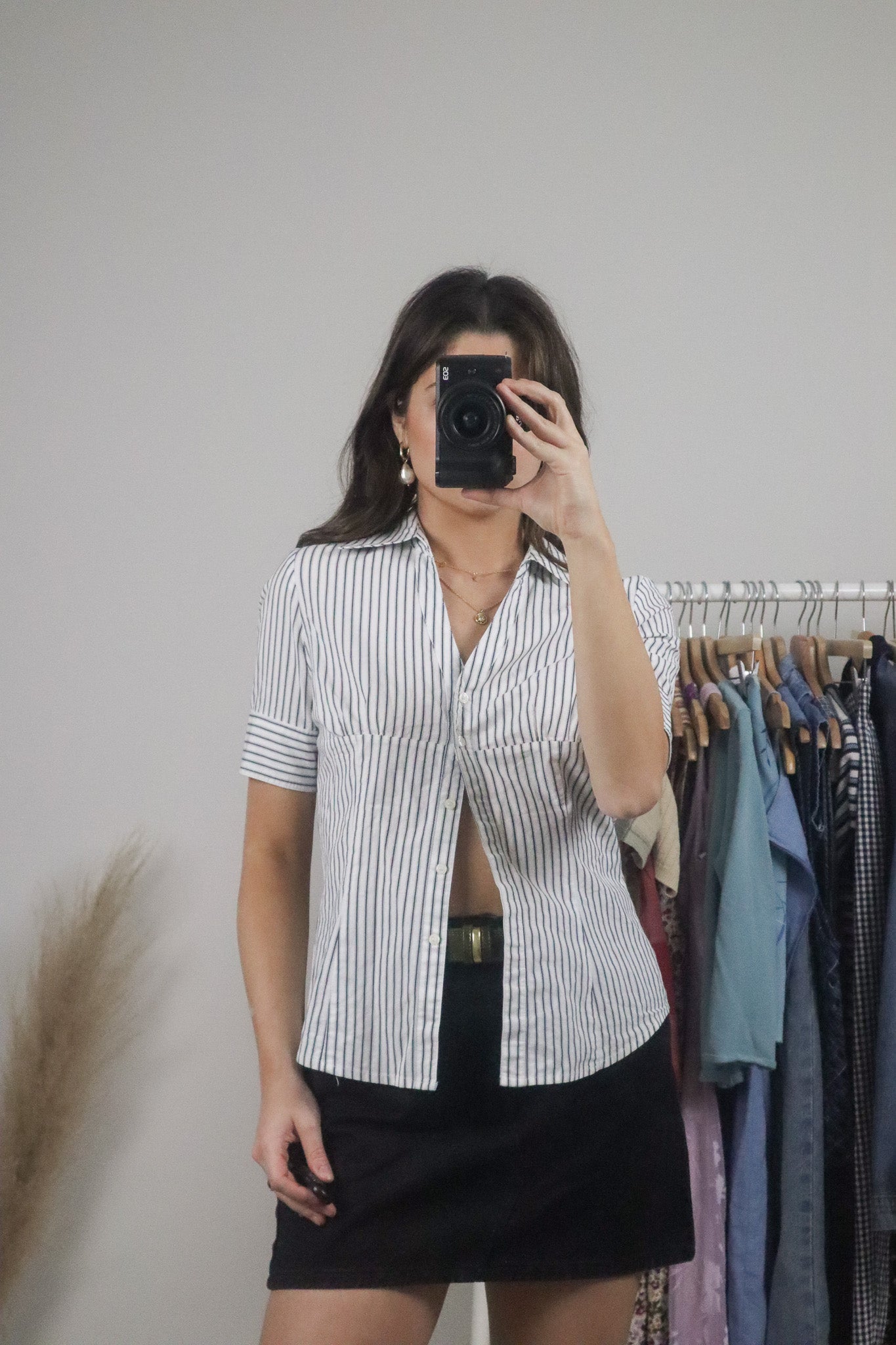 Vintage x Striped Blouse (M)