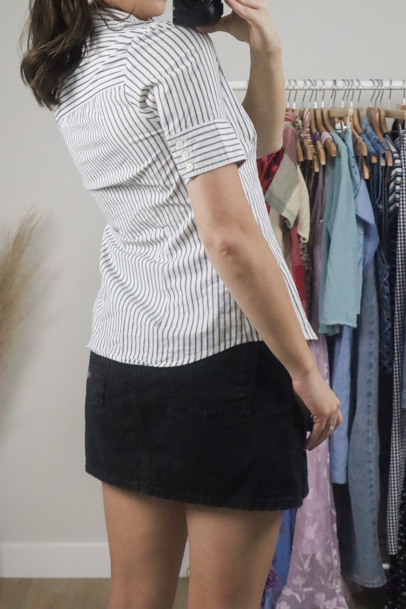 Vintage x Striped Blouse (M)