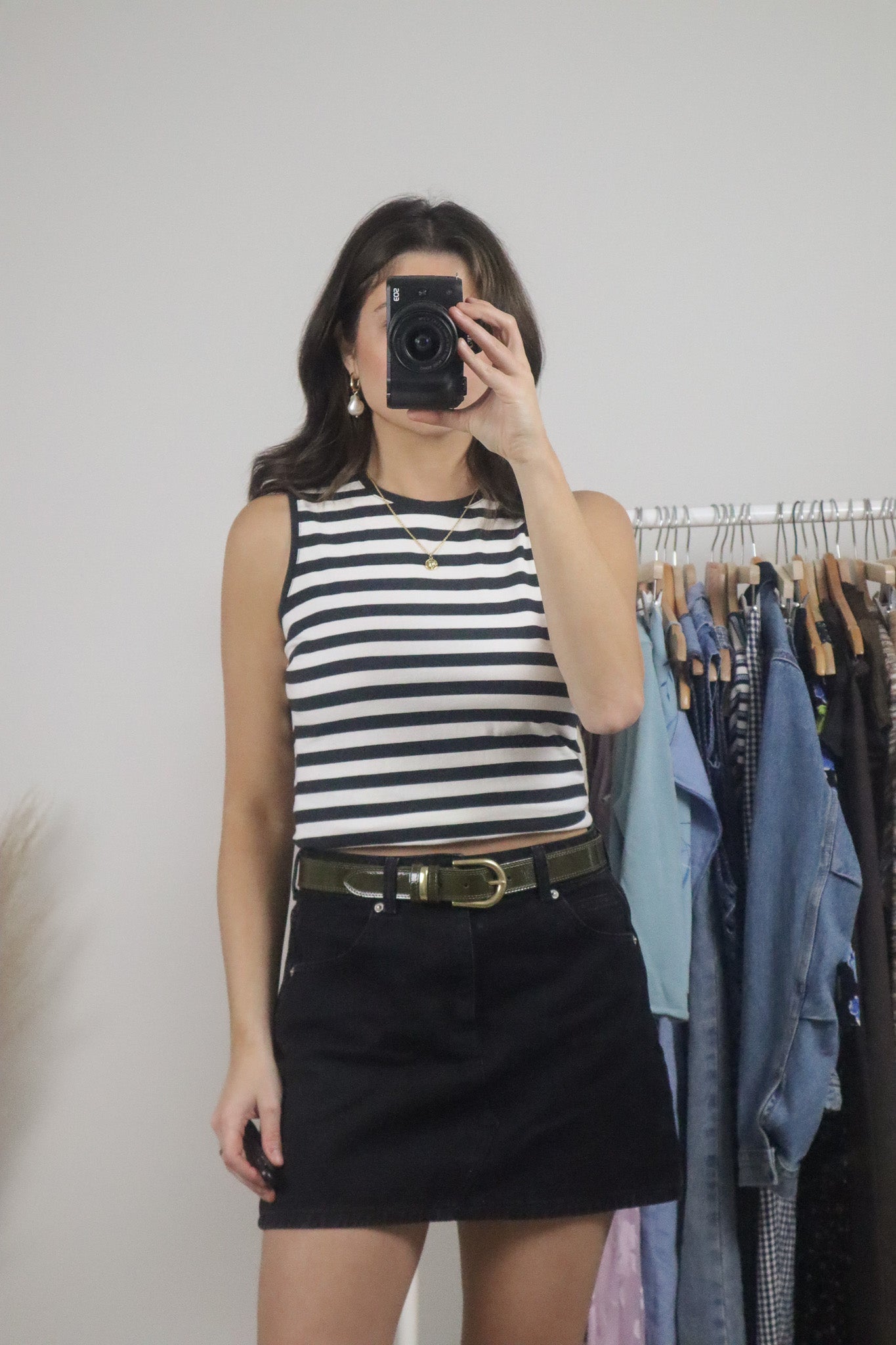 Vintage x Striped Tank Top (S)