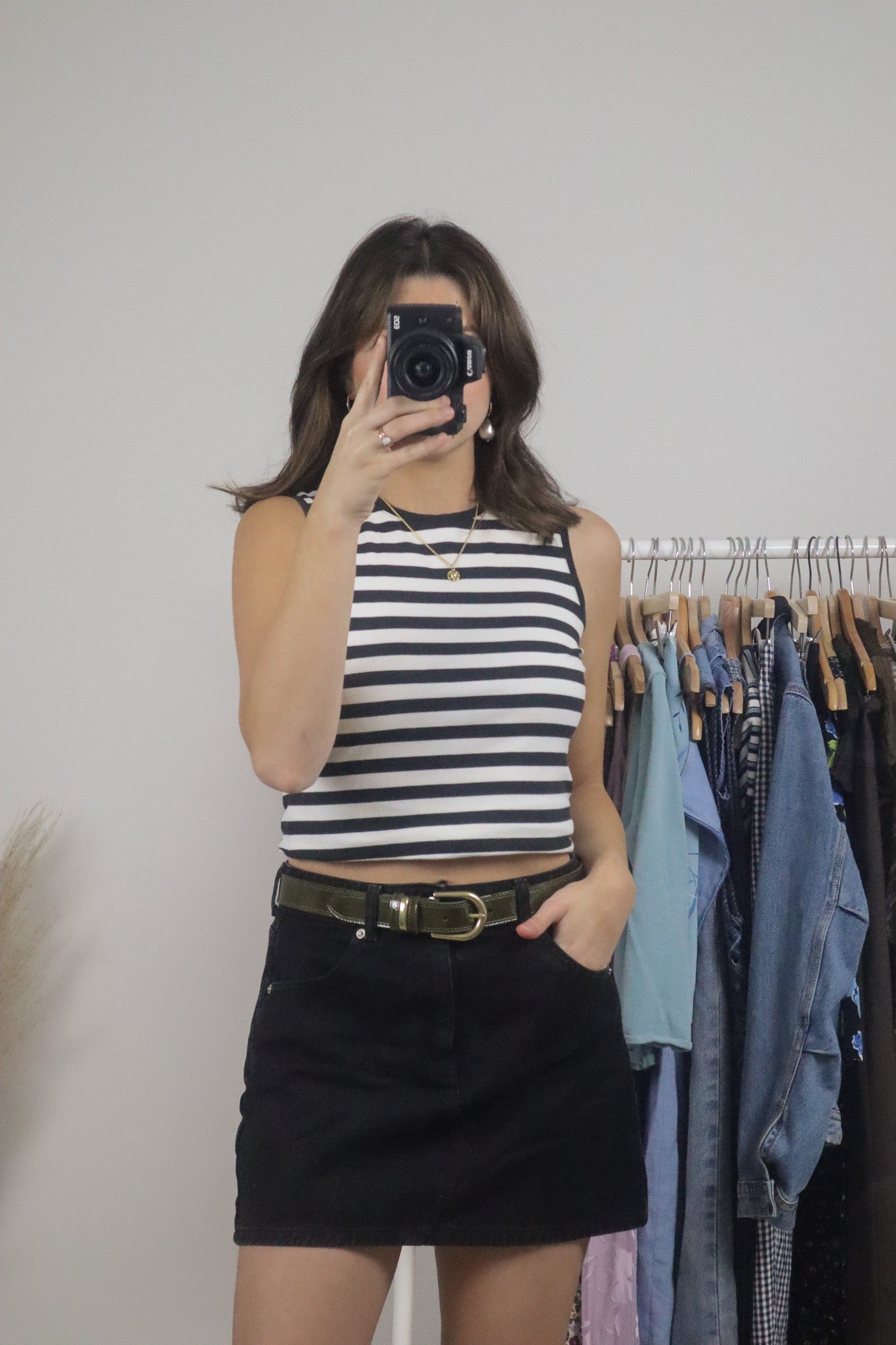 Vintage x Striped Tank Top (S)