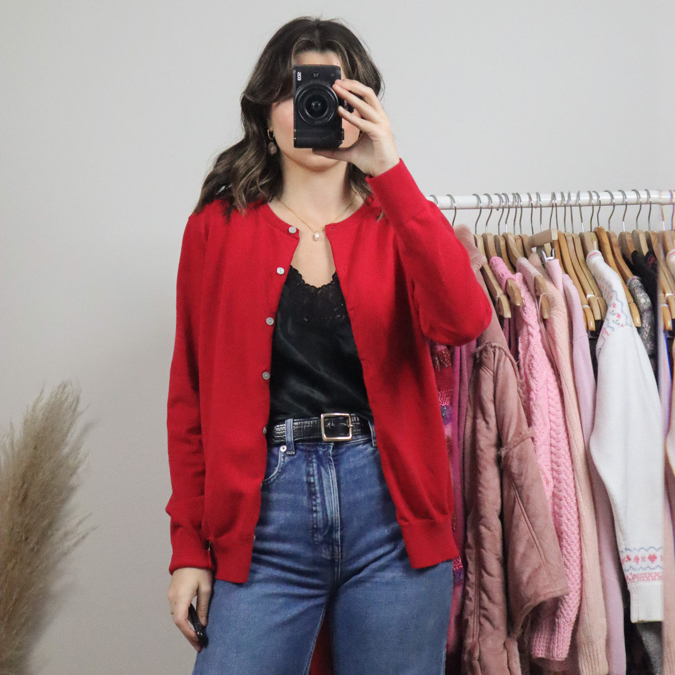 Vintage x Lands' End Cotton Cardigan (M/L)