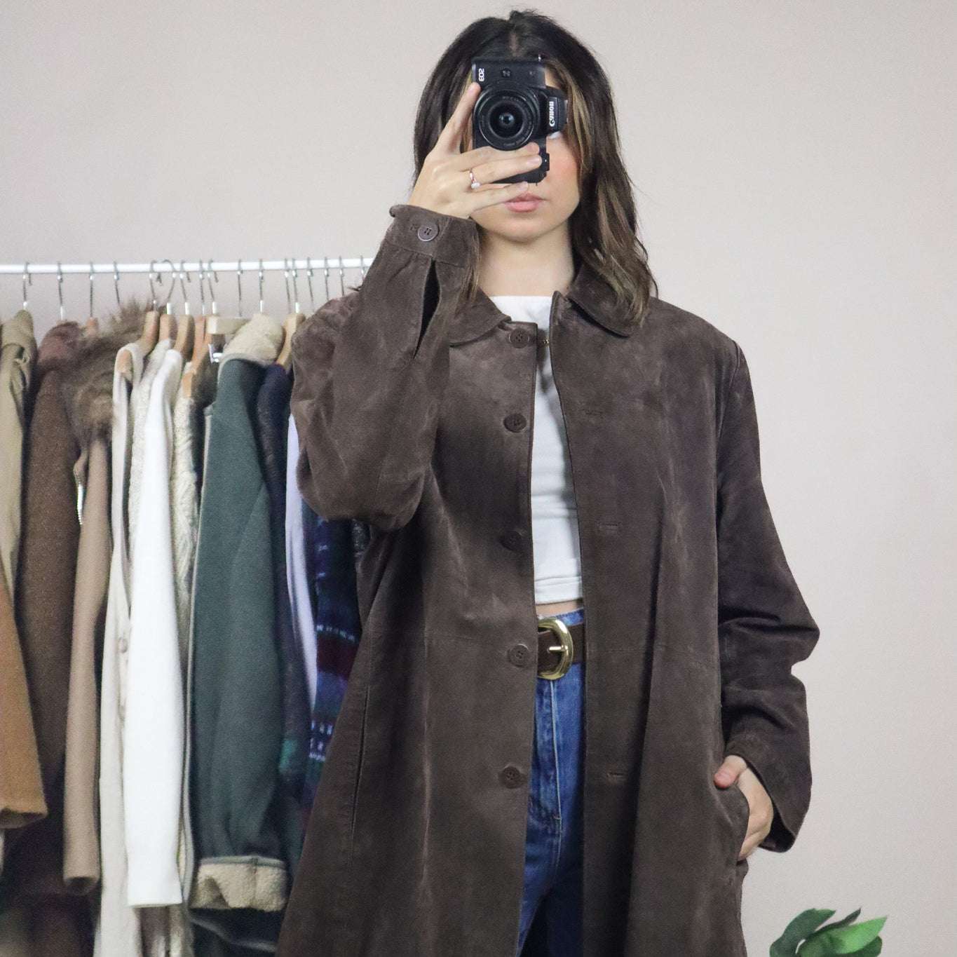 Vintage x Suede Jacket (M)