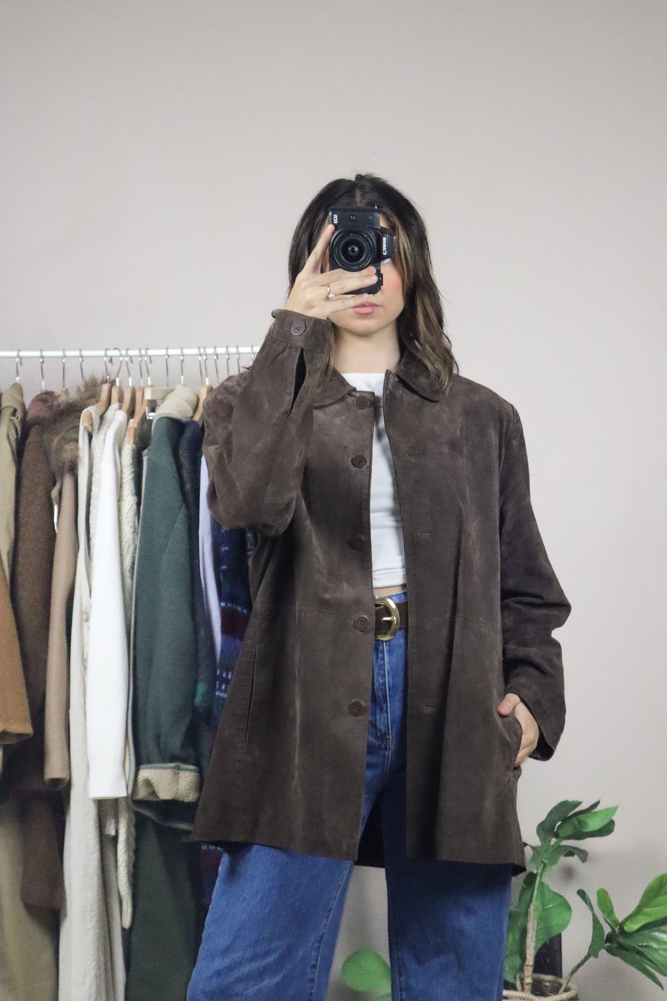Vintage x Suede Jacket (M)
