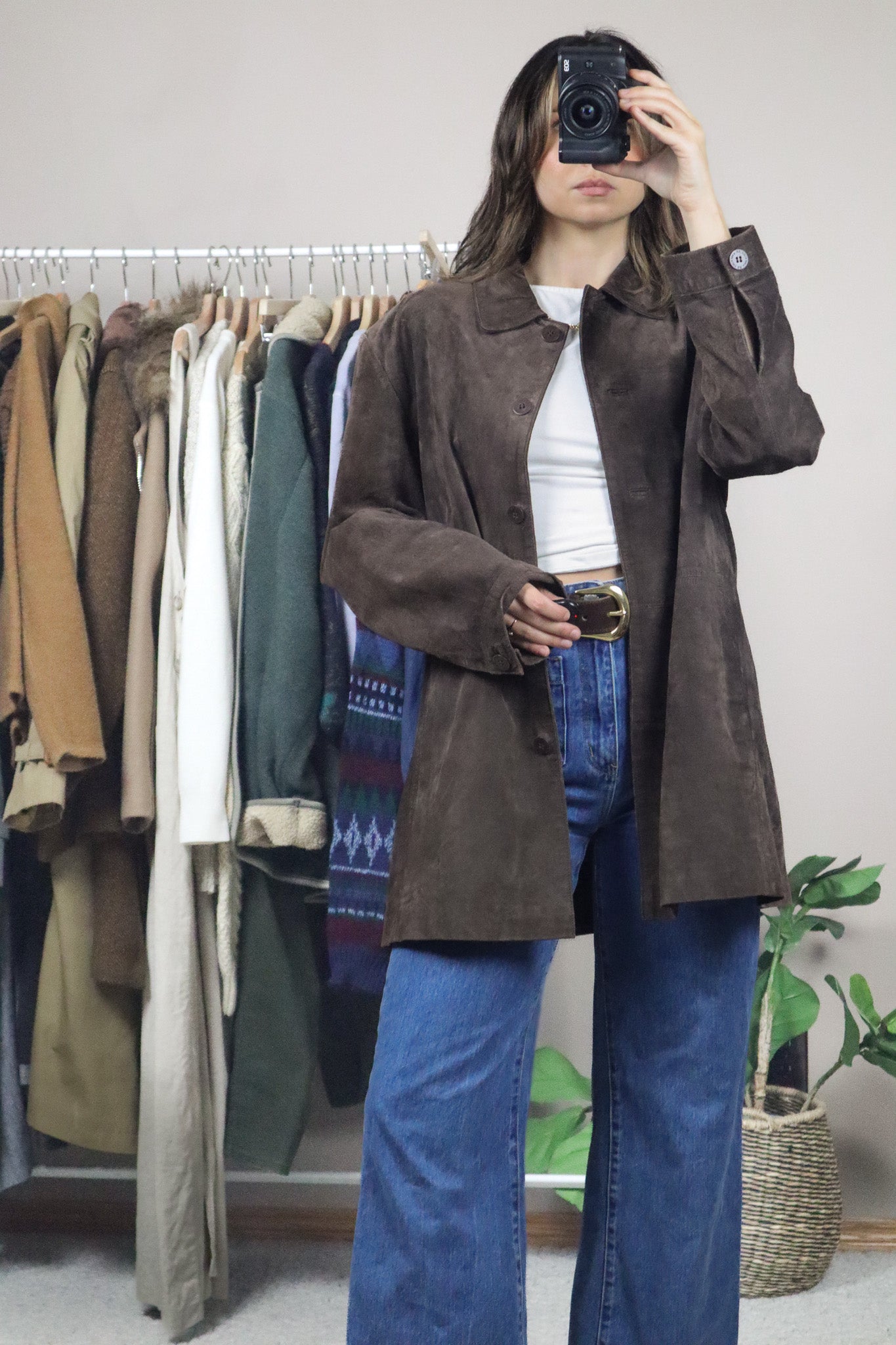 Vintage x Suede Jacket (M)