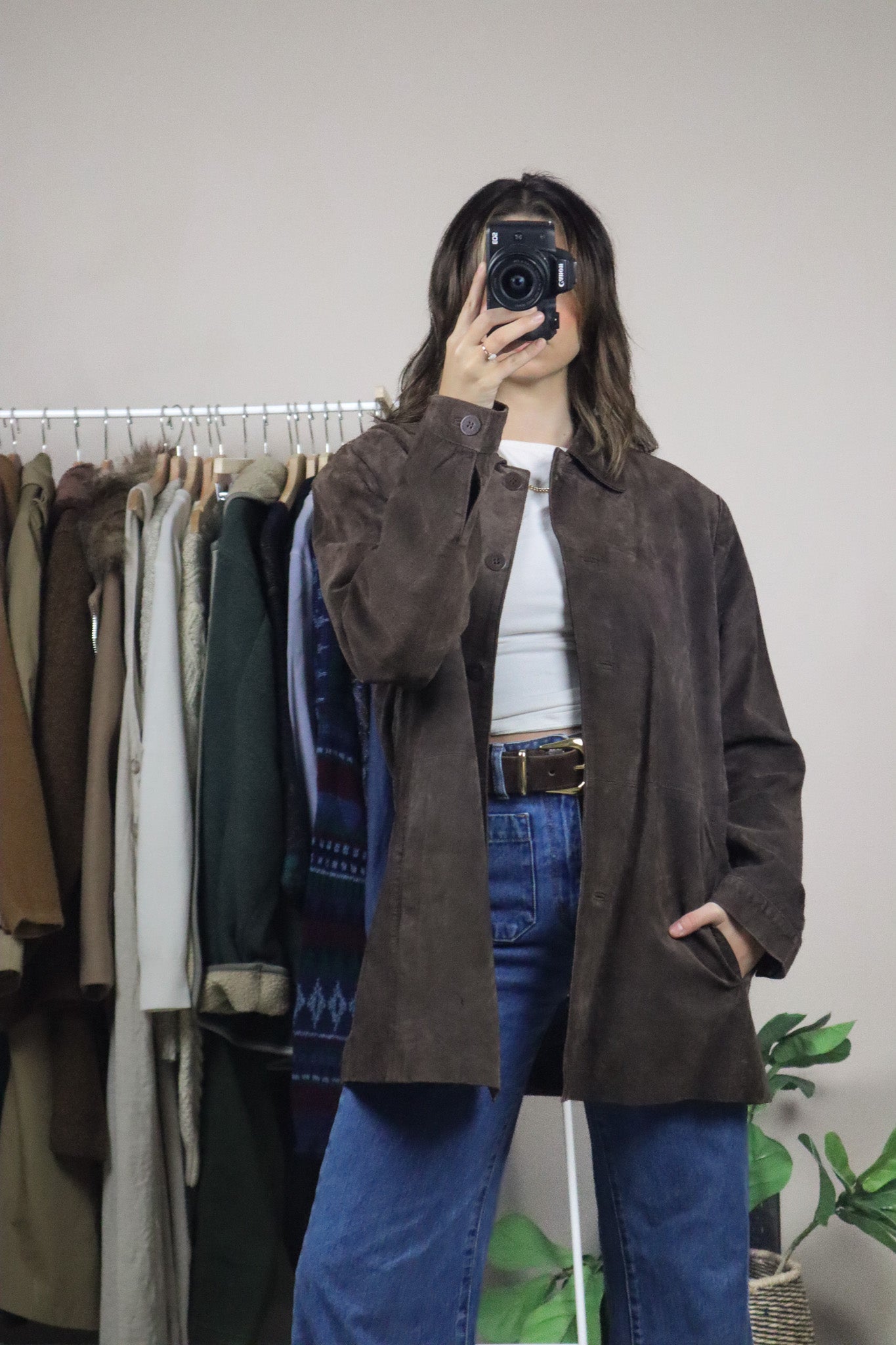 Vintage x Suede Jacket (M)