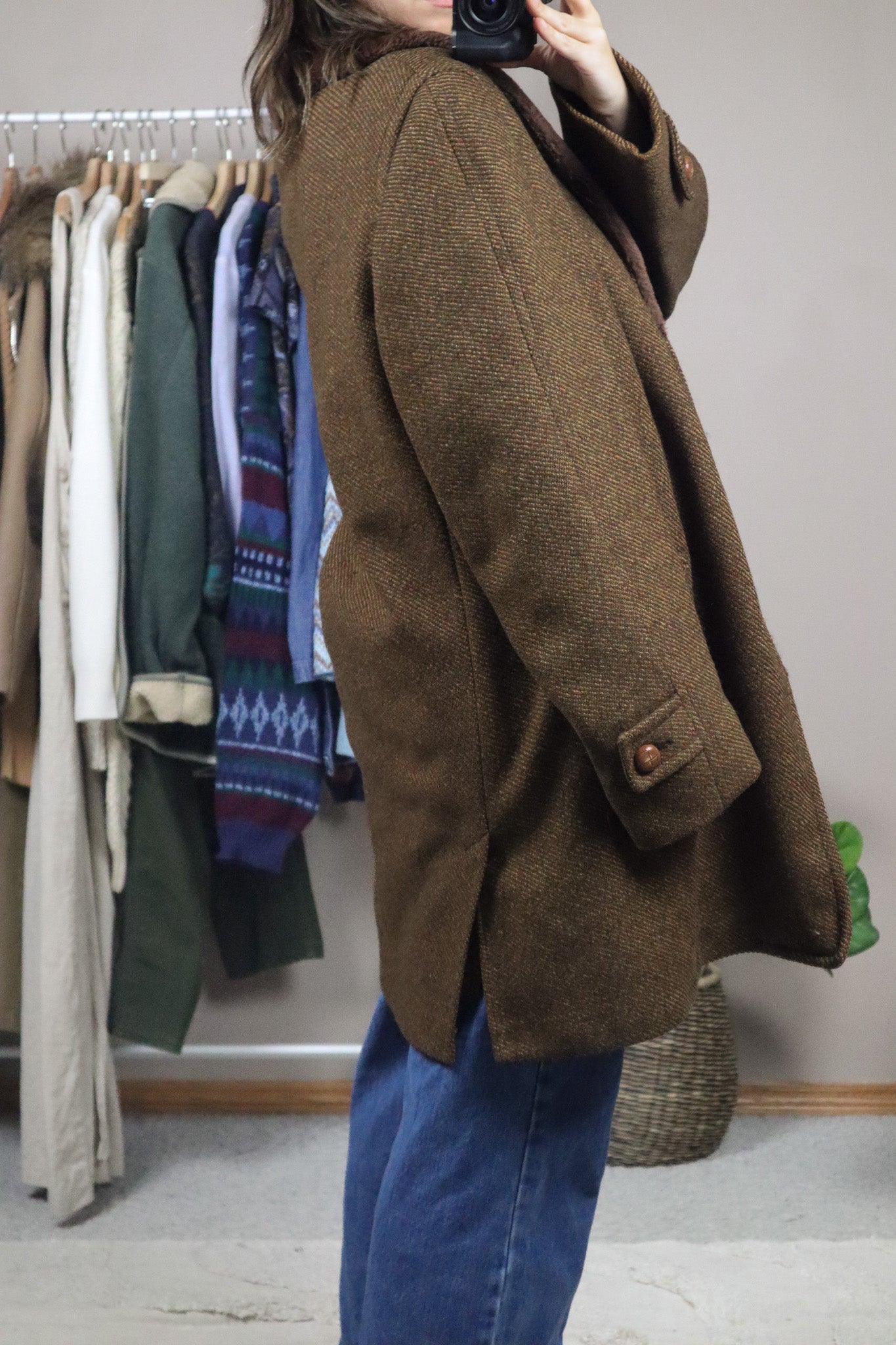 Vintage x Wool London Fog Faux Fur Coat (L)