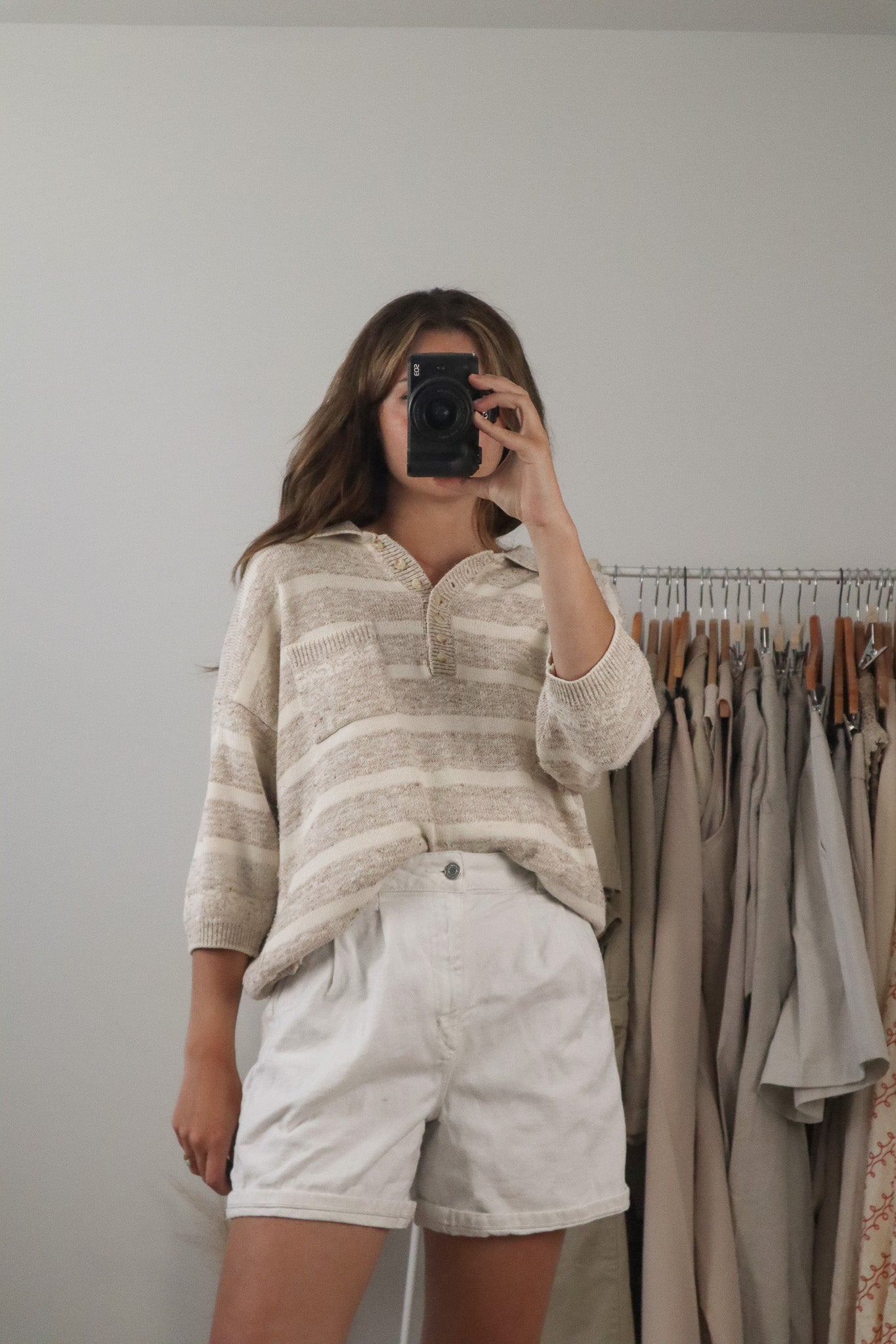 Vintage x Striped Sweater (S/M)