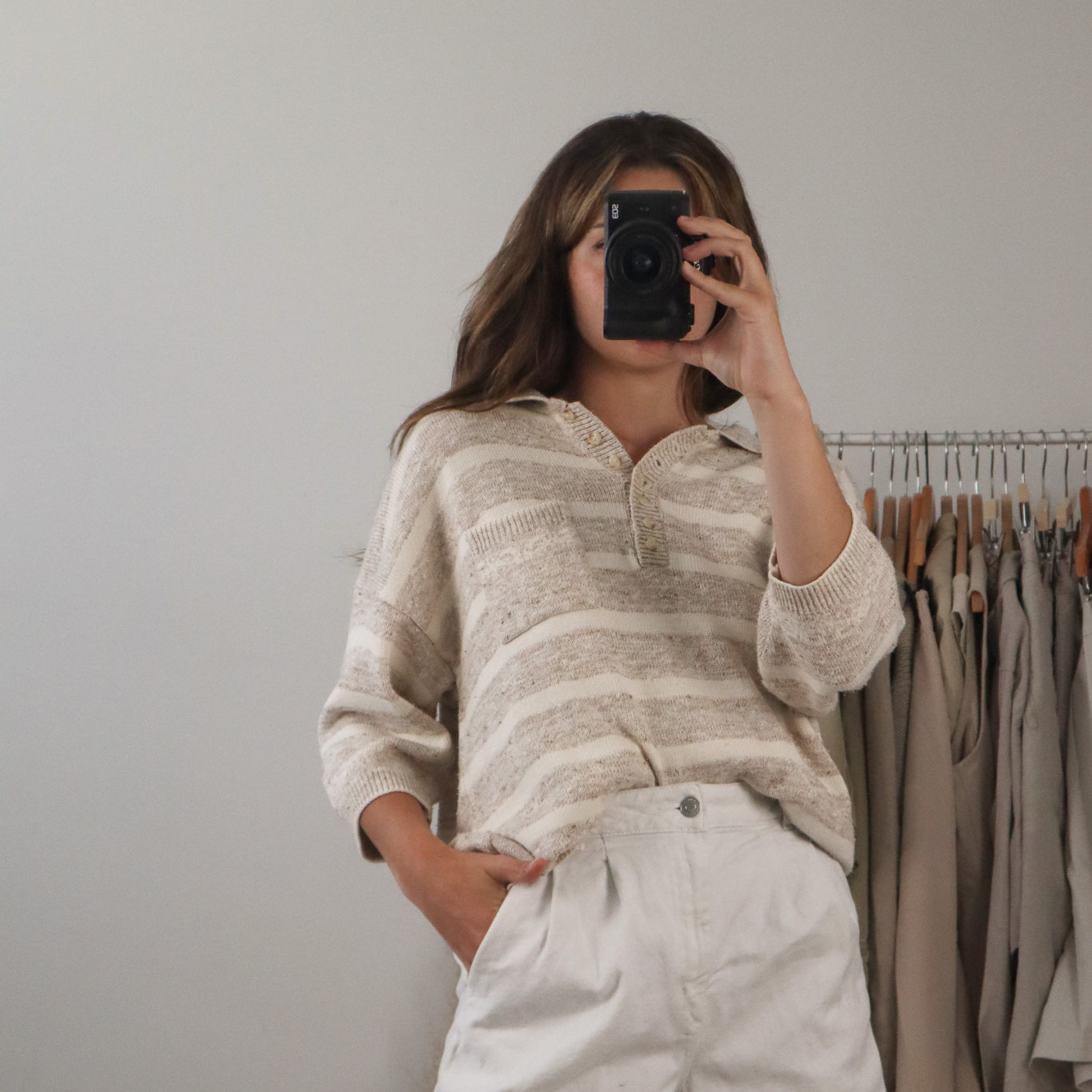 Vintage x Striped Sweater (S/M)