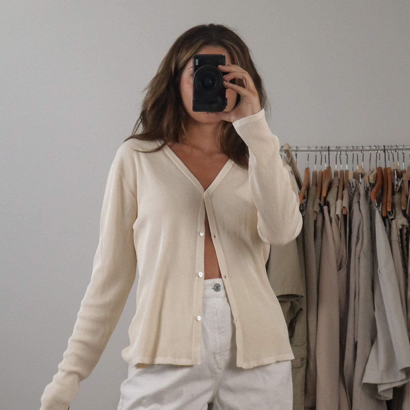 Vintage x Silk Cardigan (M)
