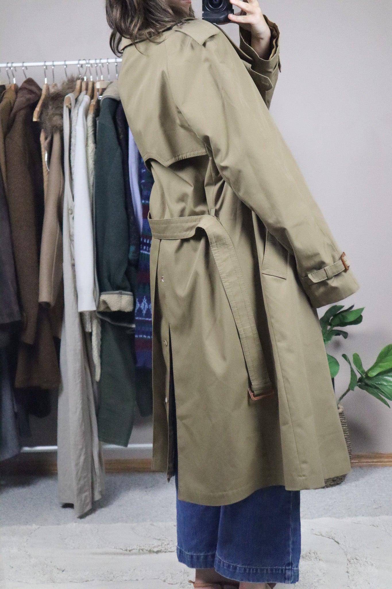 Made in Poland x Vintage x Trench Coat (L)