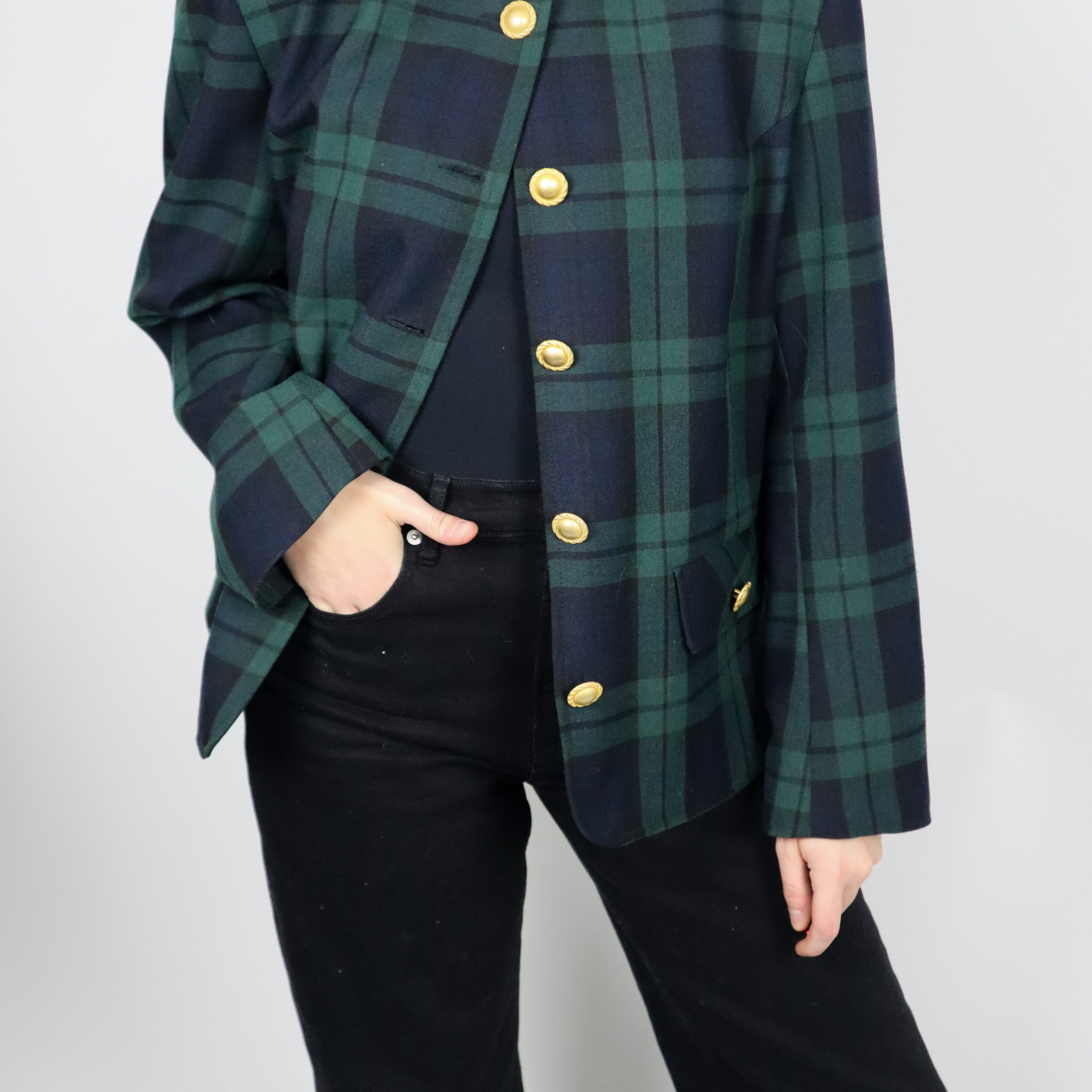 Made in the UK x Plaid Blazer (M/L)