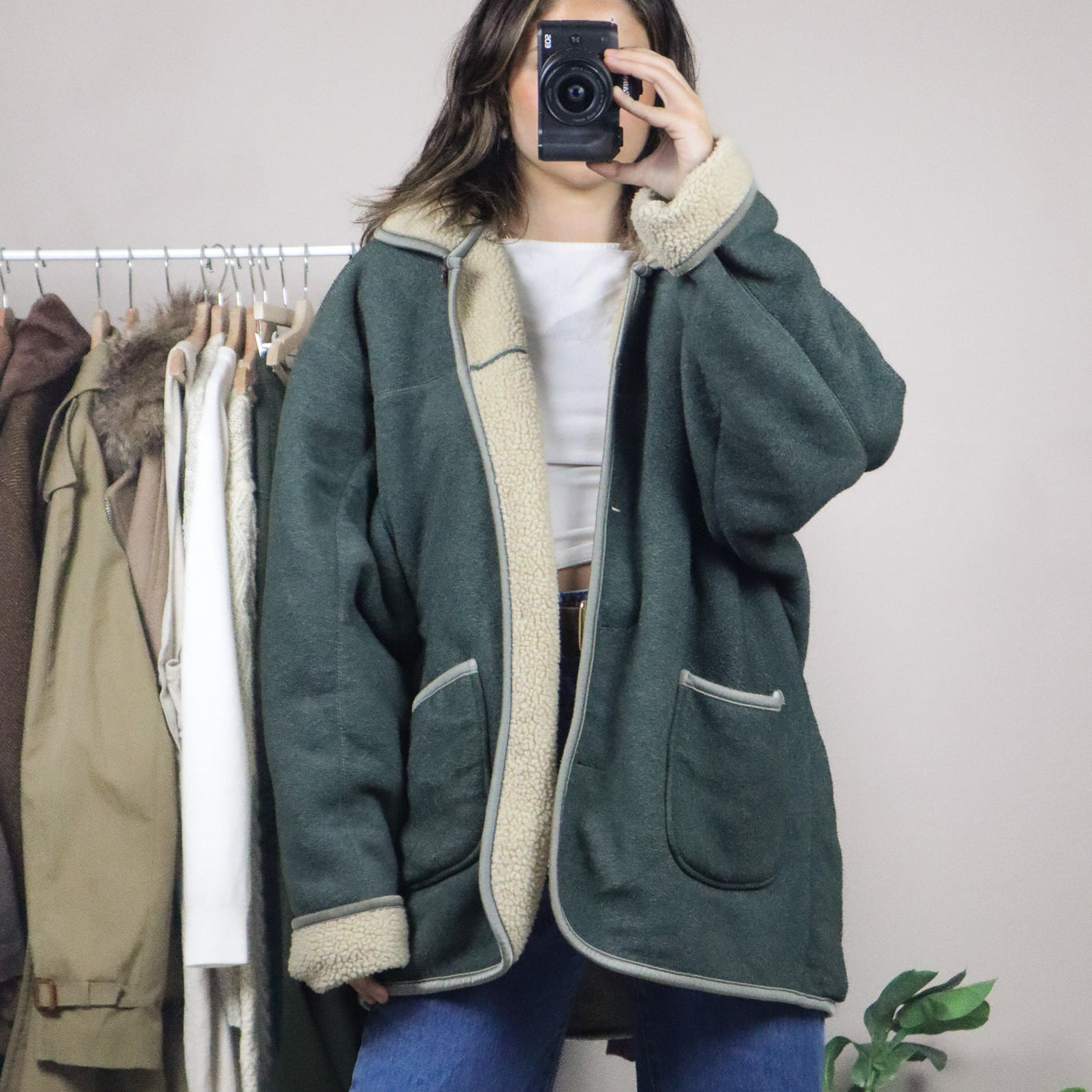 Vintage x Fleece & Sherpa Chore Coat (L/XL)