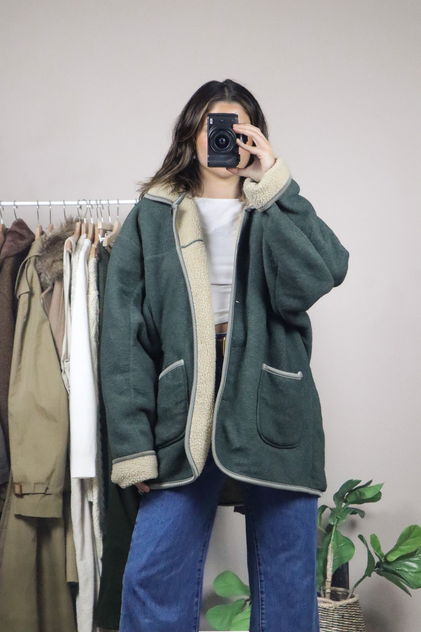 Vintage x Fleece & Sherpa Chore Coat (L/XL)