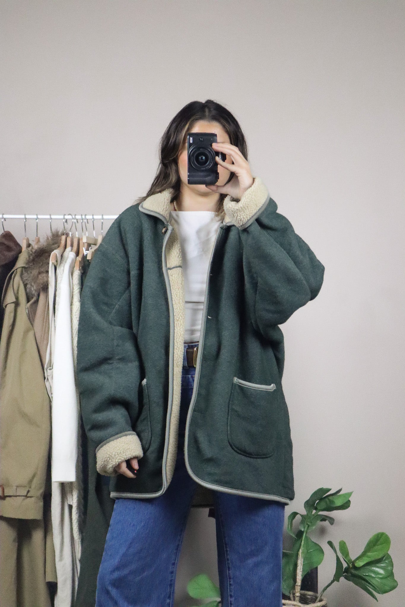 Vintage x Fleece & Sherpa Chore Coat (L/XL)