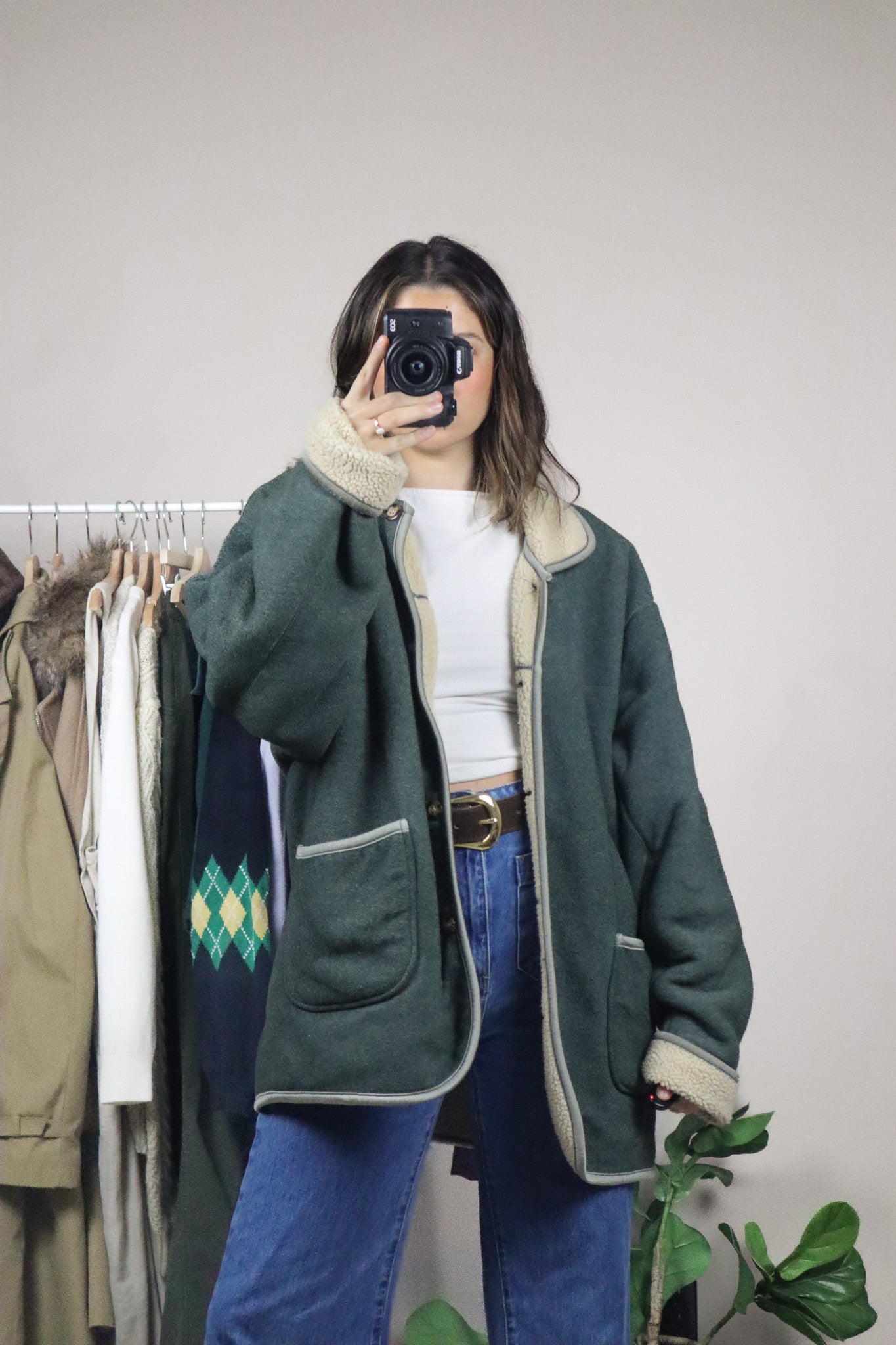 Vintage x Fleece & Sherpa Chore Coat (L/XL)