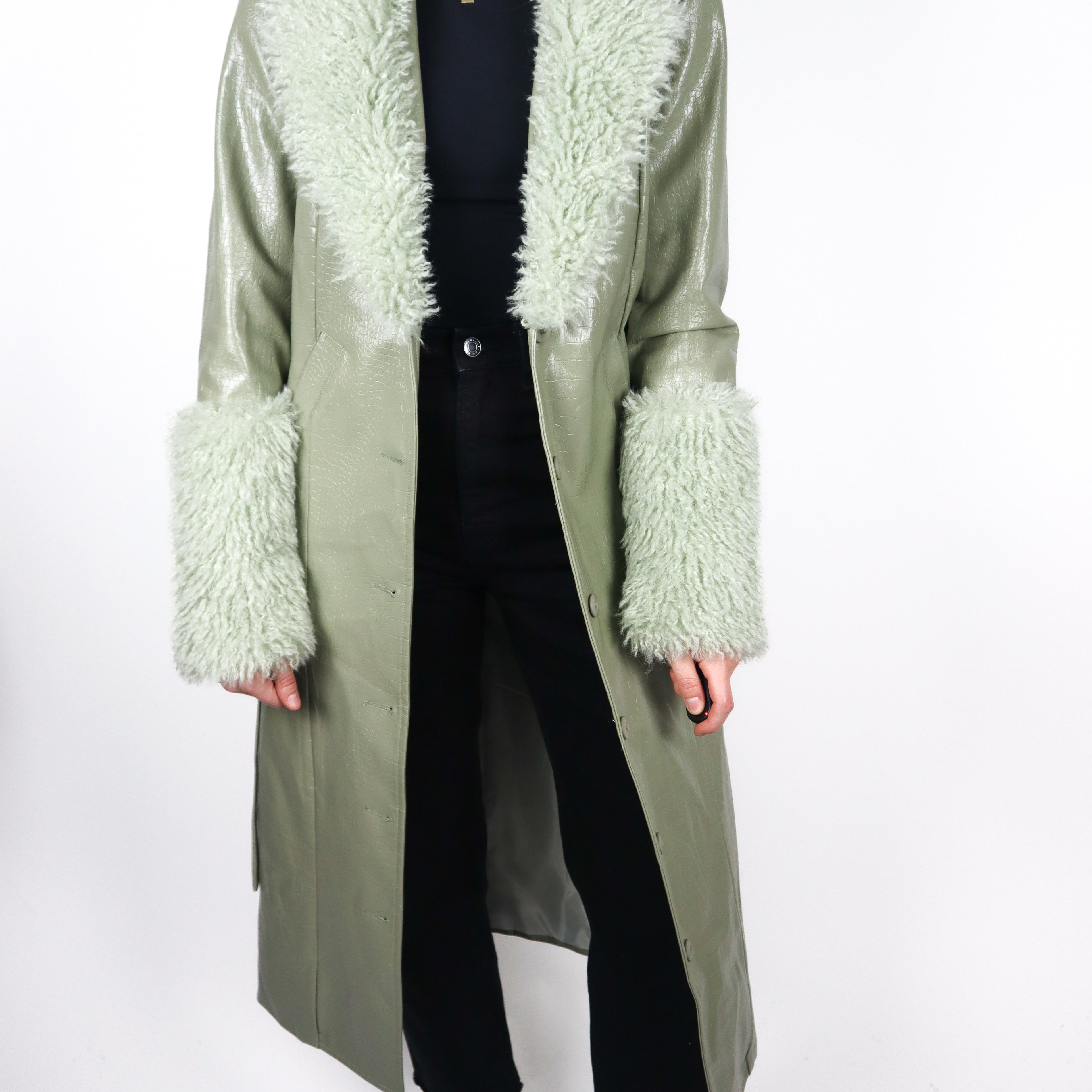 Modern x Faux Leather Penny Lane Jacket (XS)