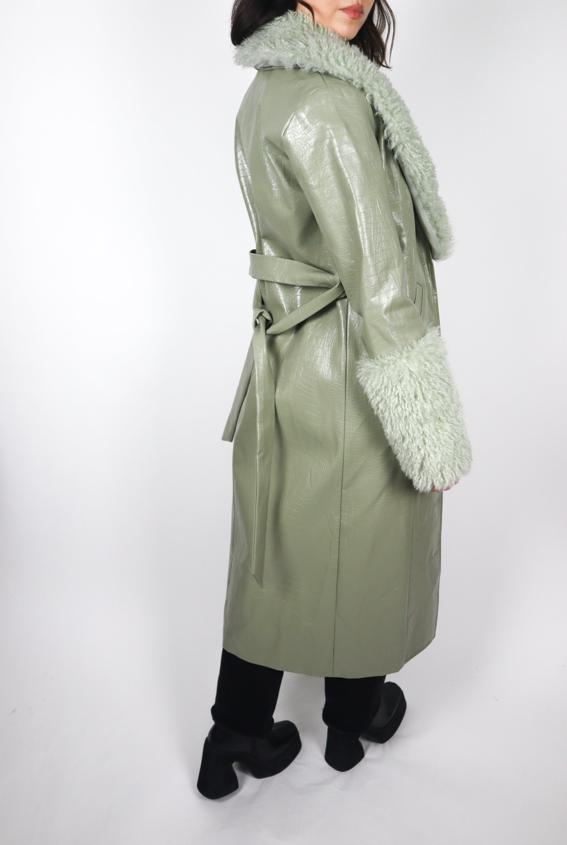 Modern x Faux Leather Penny Lane Jacket (XS)